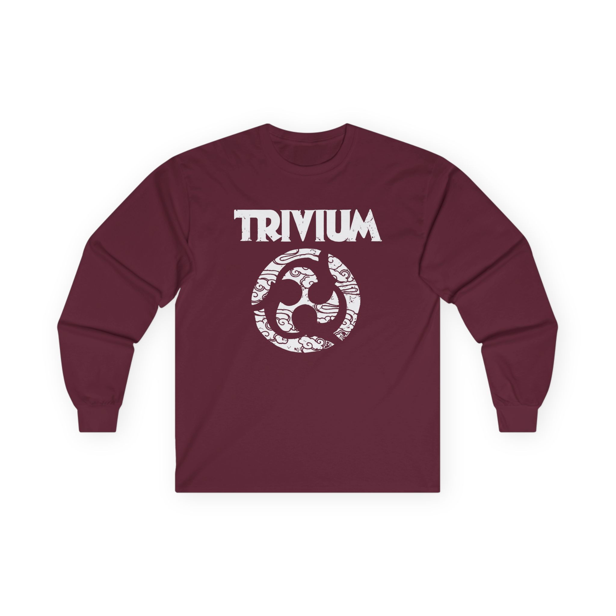 Trivium Swirl Logo Unisex Ultra Cotton Long Sleeve Tee