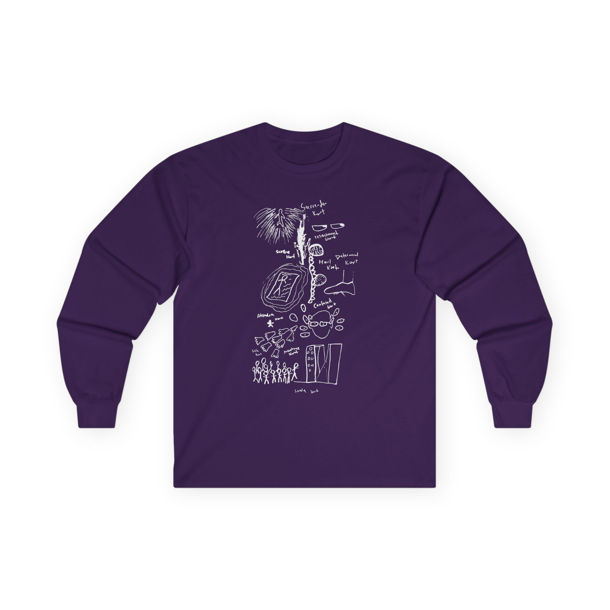 Kurt Cobain All Feelings Unisex Ultra Cotton Long Sleeve Tee