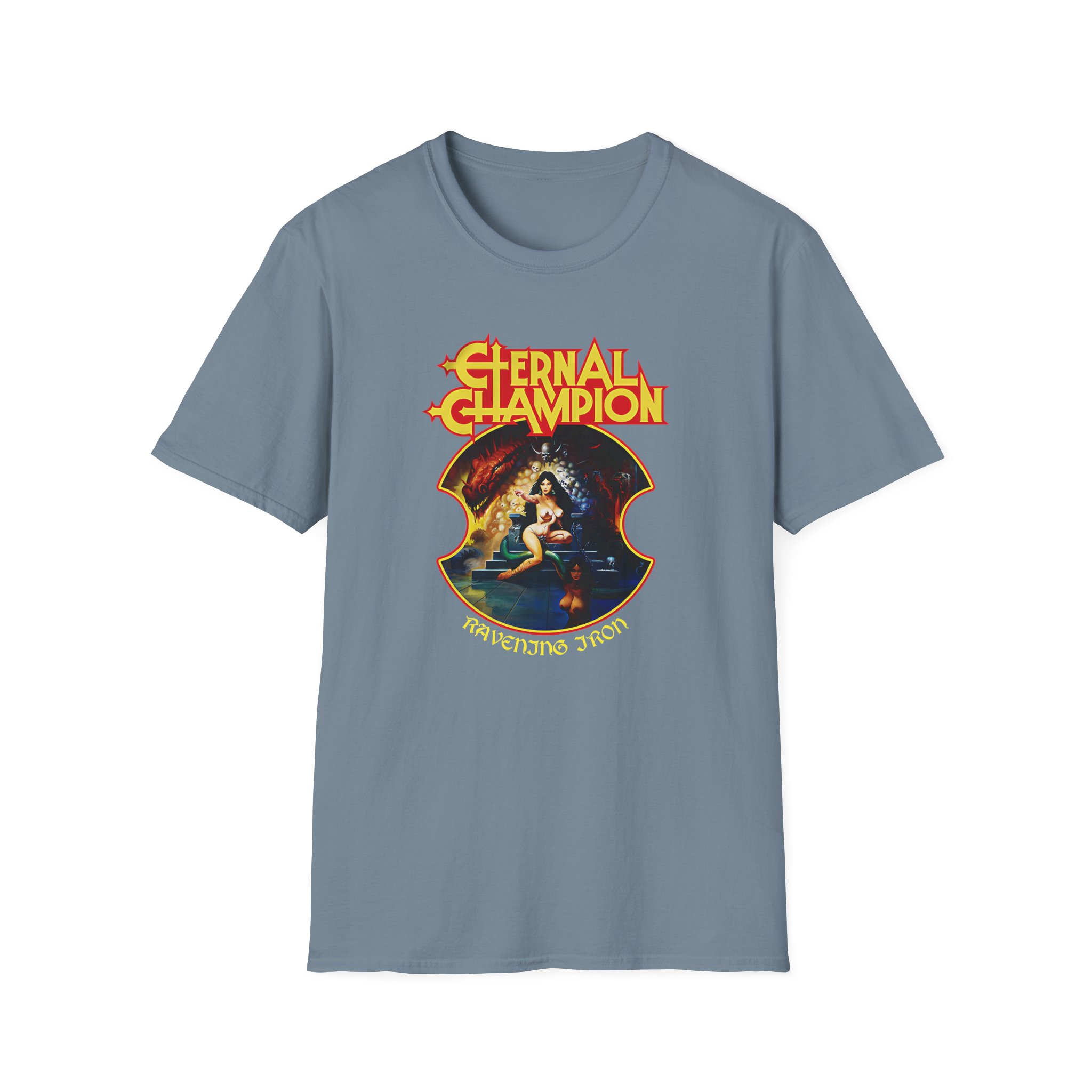 Eternal Champion Stack Unisex Softstyle T-Shirt
