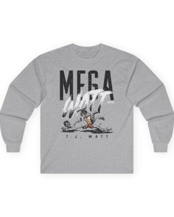 Tj Watt Mega Watt Unisex Ultra Cotton Long Sleeve Tee
