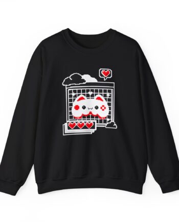 Aphmau Gamer Cat Unisex Heavy Blend™ Crewneck Sweatshirt