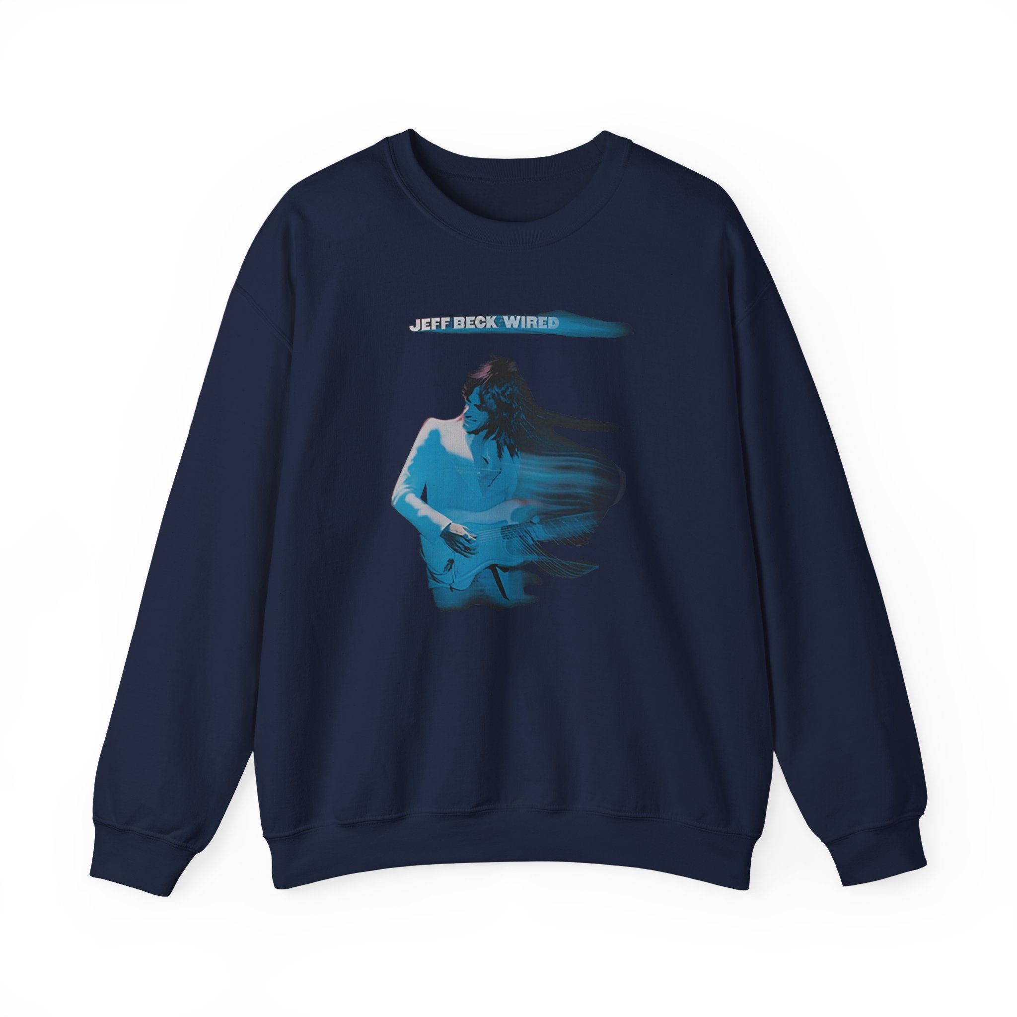 Jeff Beck Wired Unisex Heavy Blendâ„¢ Crewneck Sweatshirt