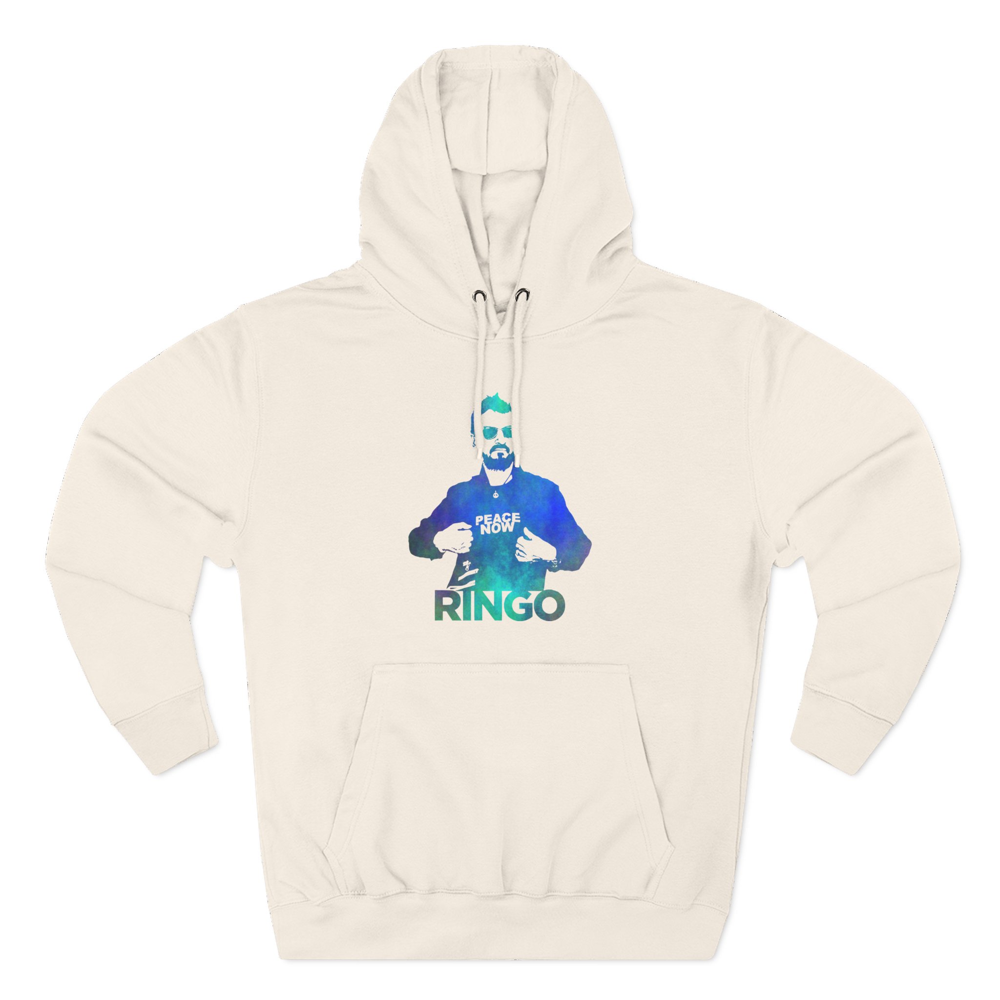 Ringo Starr Peace Now Mint Three-Panel Fleece Hoodie