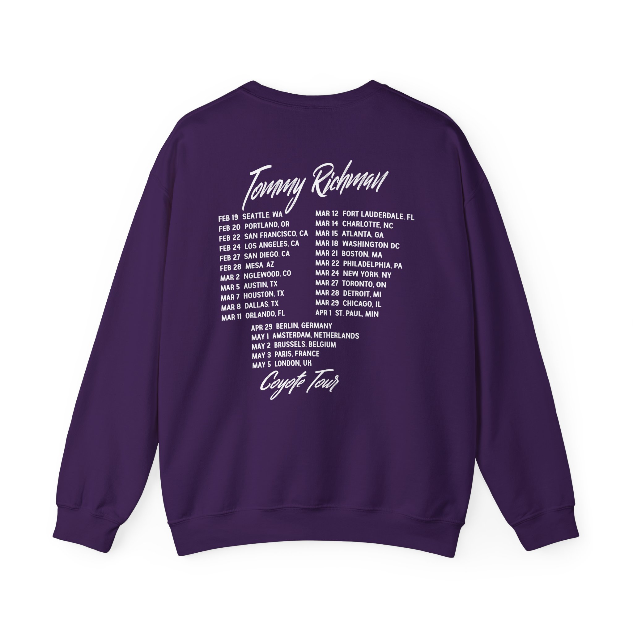 Tommy Richman Coyote Tour Unisex Heavy Blendâ„¢ Crewneck Sweatshirt