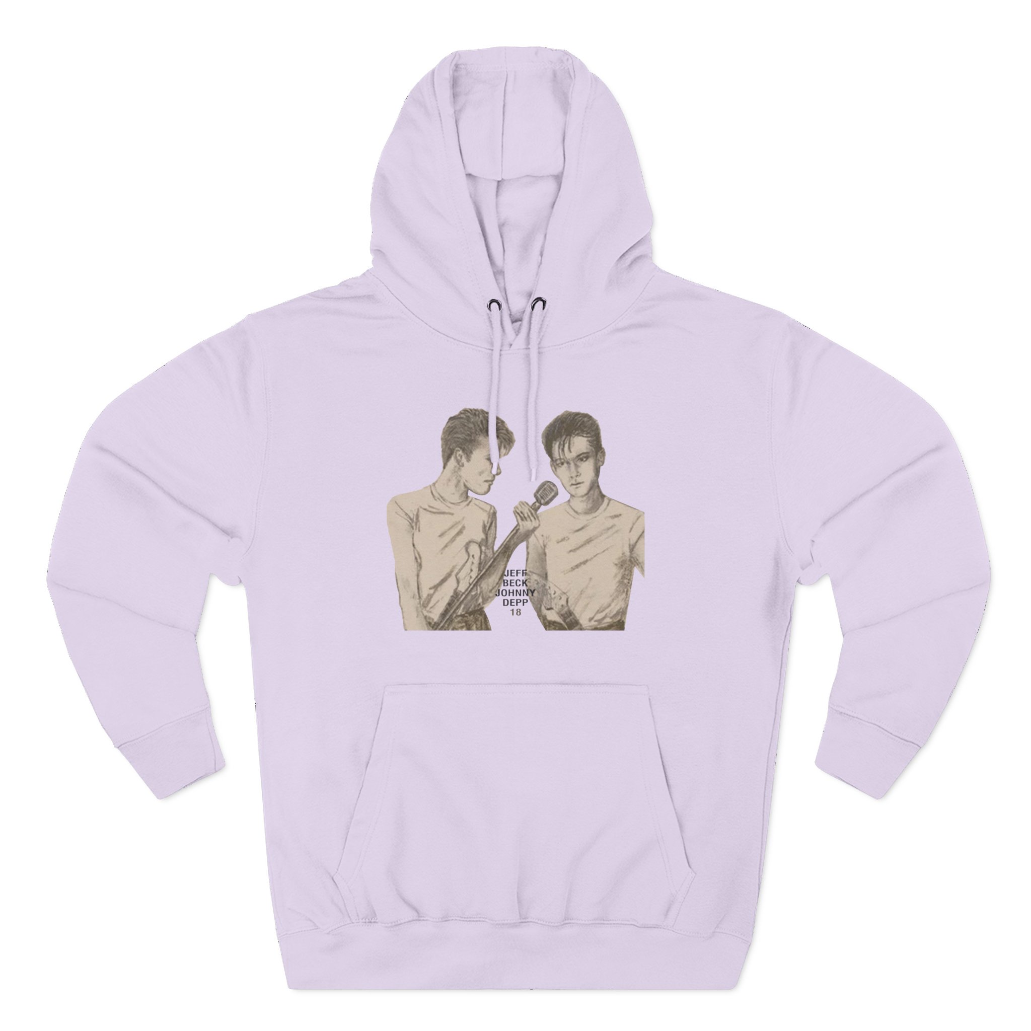 Jeff Beck Jeff & Johnny Three-Panel Fleece Hoodie