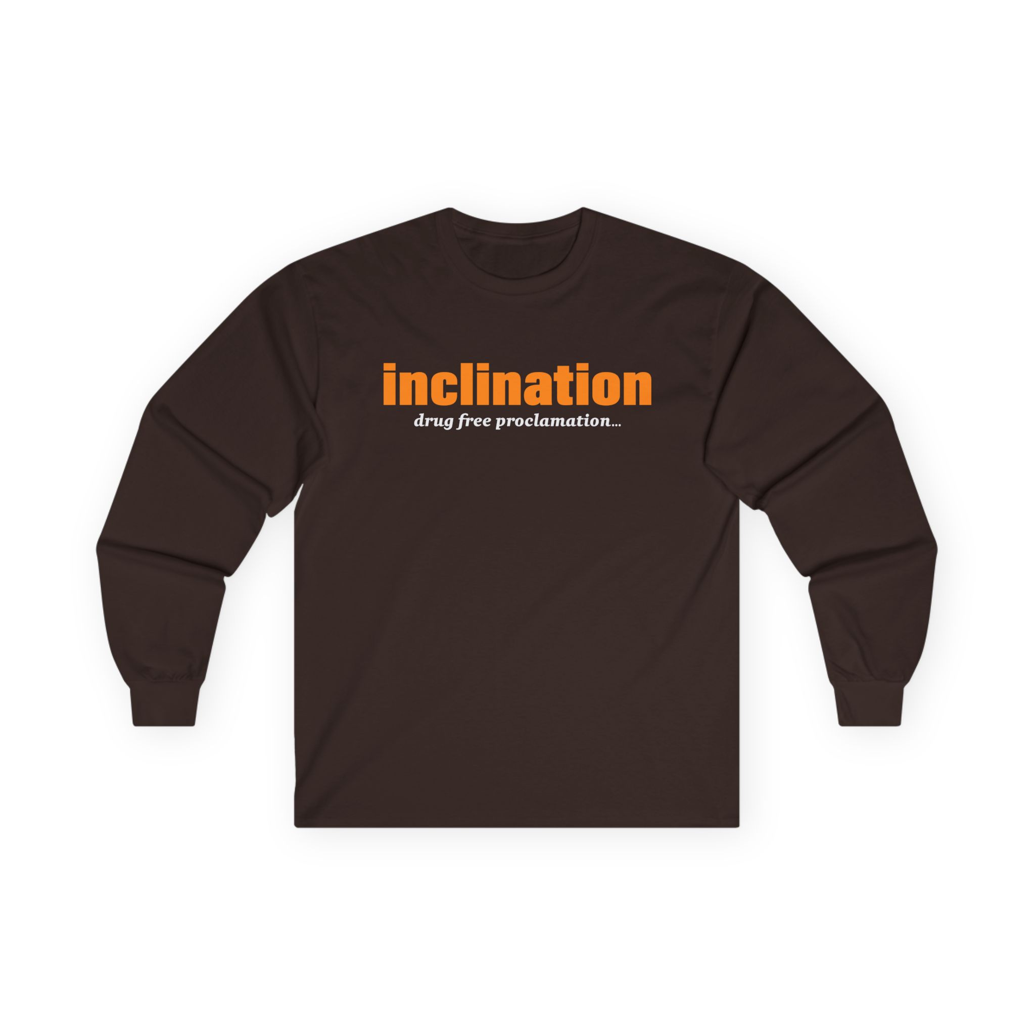 Inclination Drug Free Unisex Ultra Cotton Long Sleeve Tee