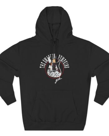 Billy Corgan Smashing Pumpkins Bat Strat Three-Panel Fleece Hoodie