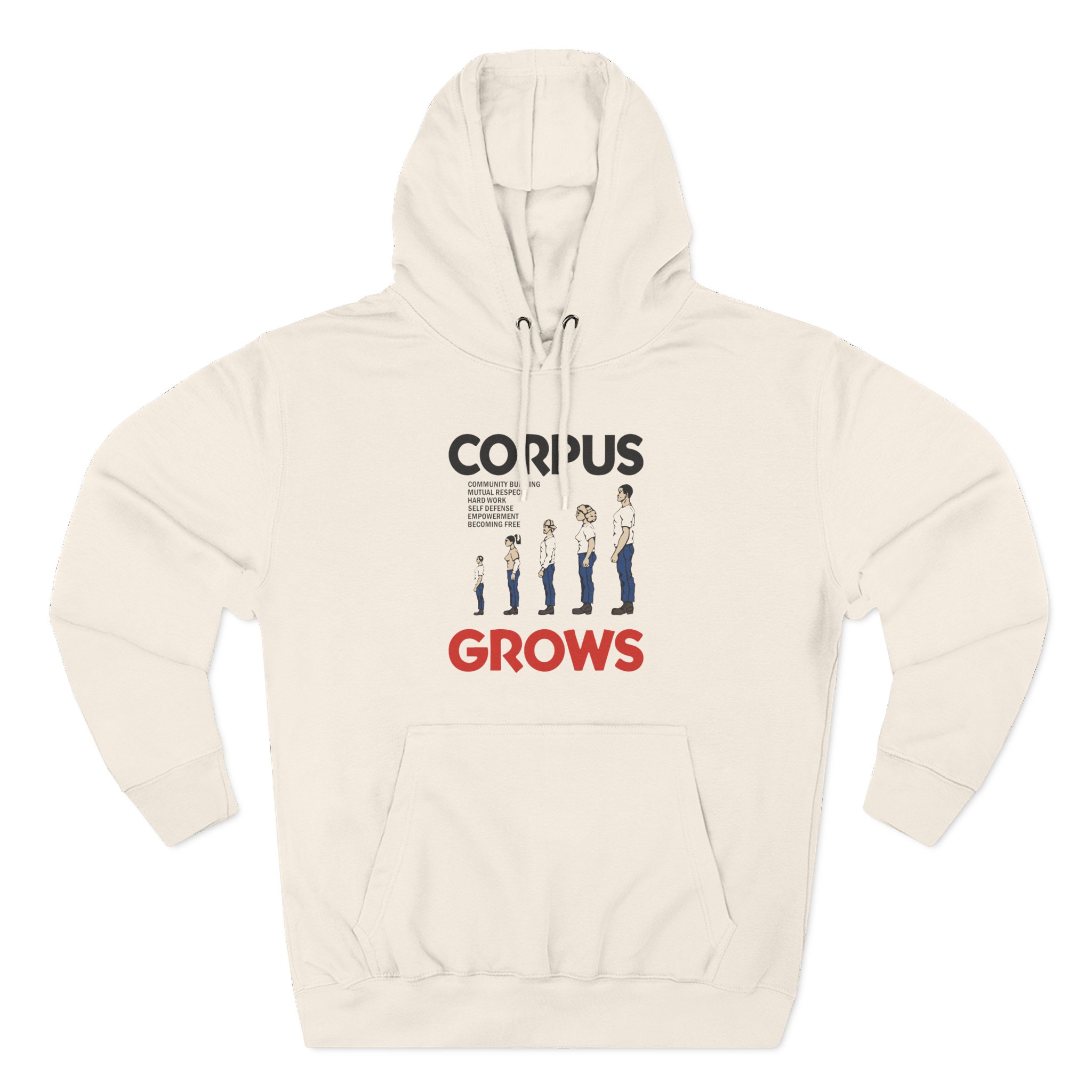 Show Me the Body Corpus Grows Three-Panel Fleece Hoodie