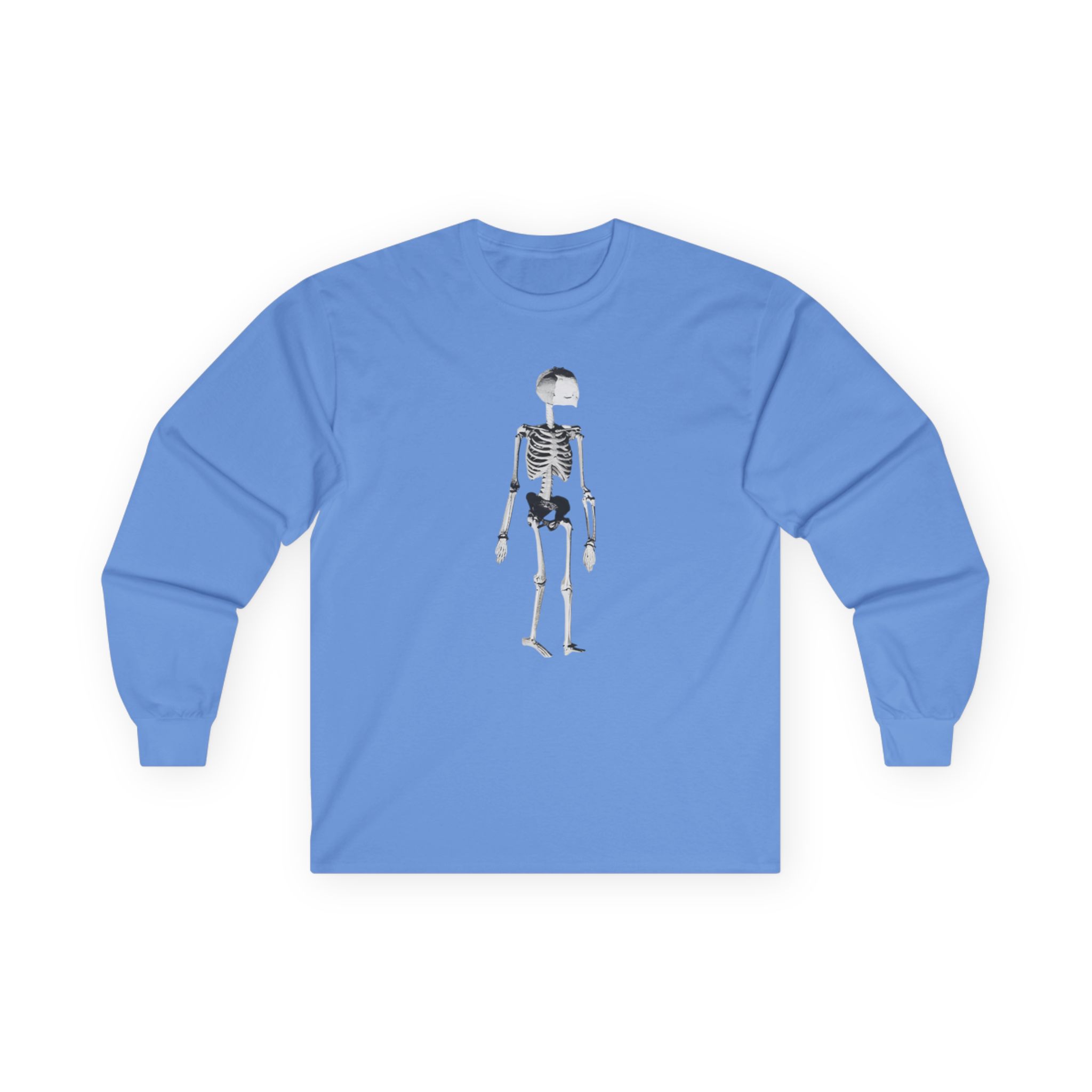 Kurt Cobain Skeleton Unisex Ultra Cotton Long Sleeve Tee