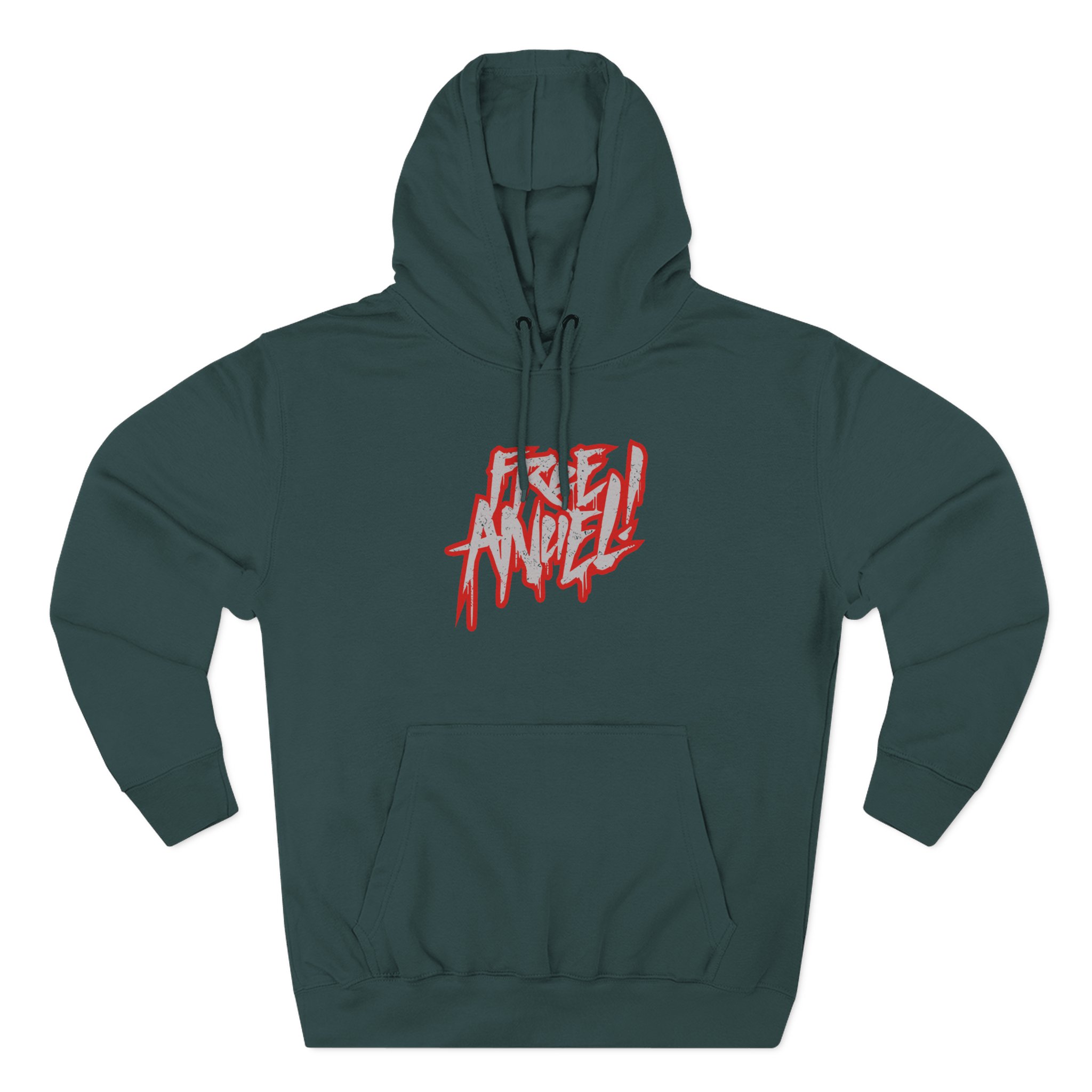 Anuel Aa Three-Panel Fleece Hoodie
