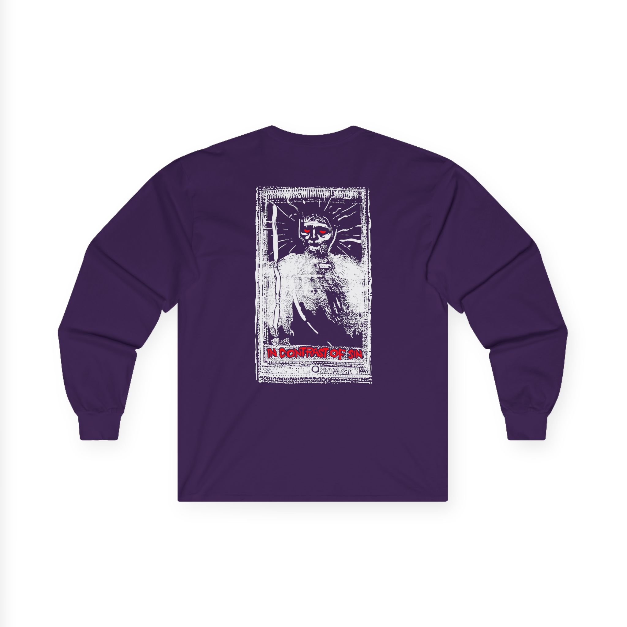 Integrity In Contrast Unisex Ultra Cotton Long Sleeve Tee