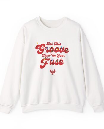 Earth Wind & Fire Light Up Your Fuse Unisex Heavy Blend™ Crewneck Sweatshirt