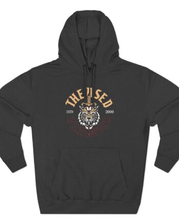 The Used Self Titled 25 Year Three-Panel Fleece Hoodie
