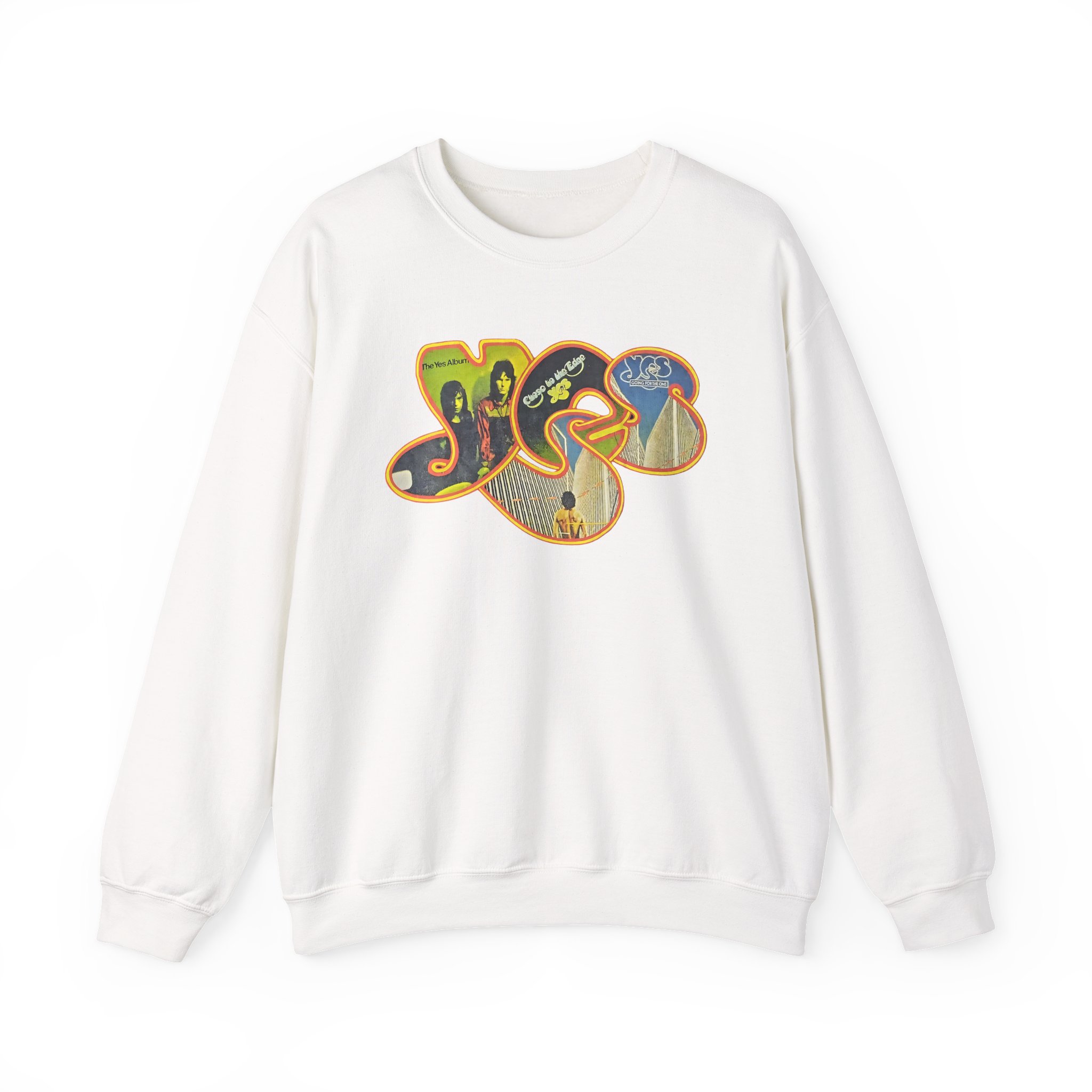 Yes Album Close to the Edge Going For the One Unisex Heavy Blendâ„¢ Crewneck Sweatshirt