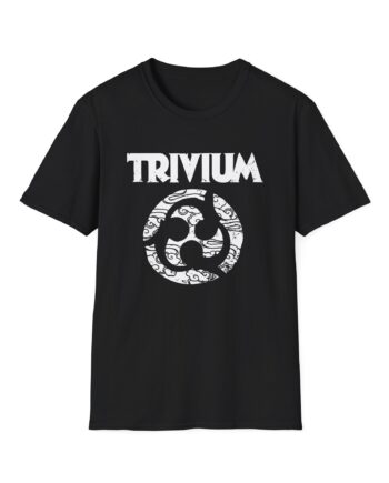 Trivium Swirl Logo Unisex Softstyle T-Shirt