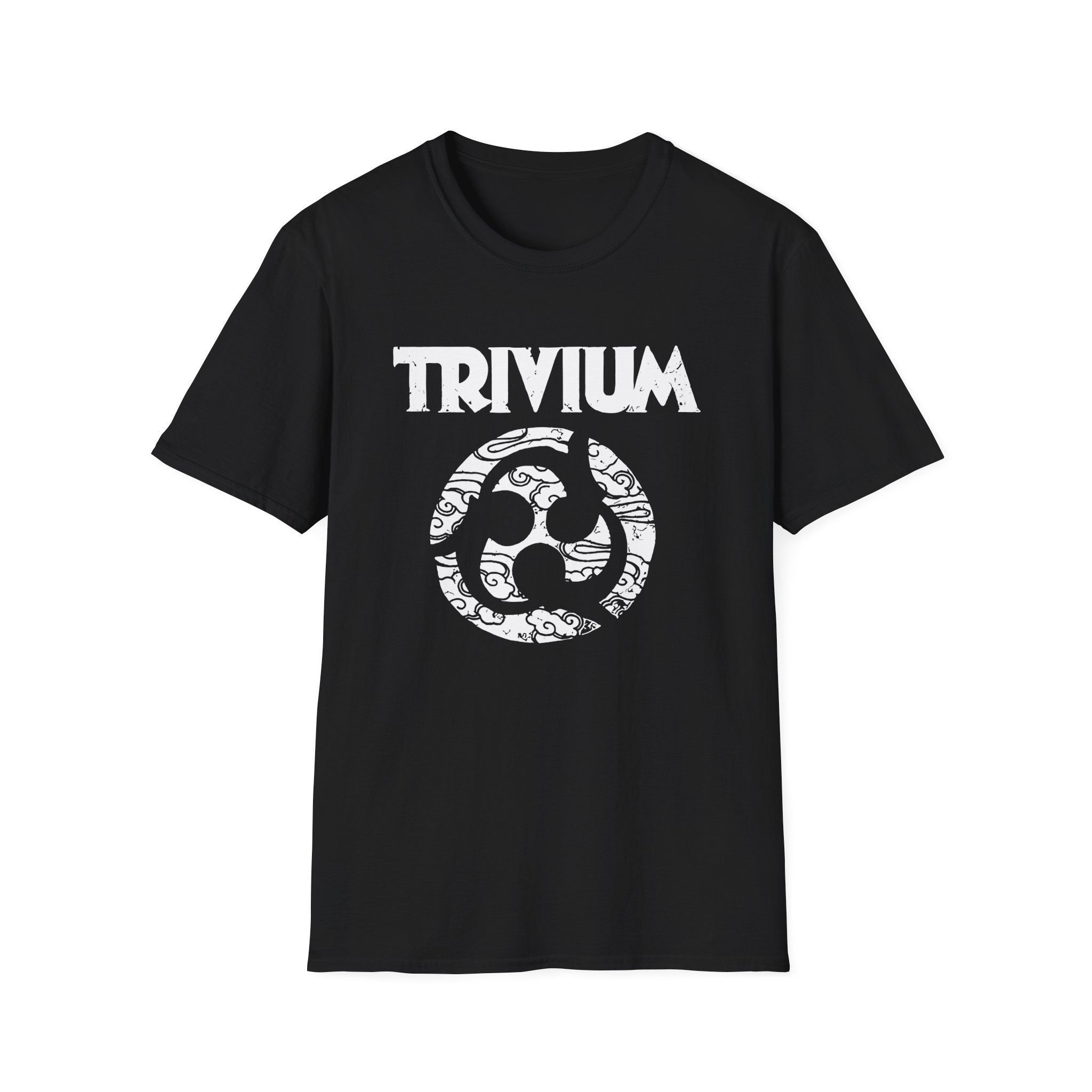 Trivium Swirl Logo Unisex Softstyle T-Shirt