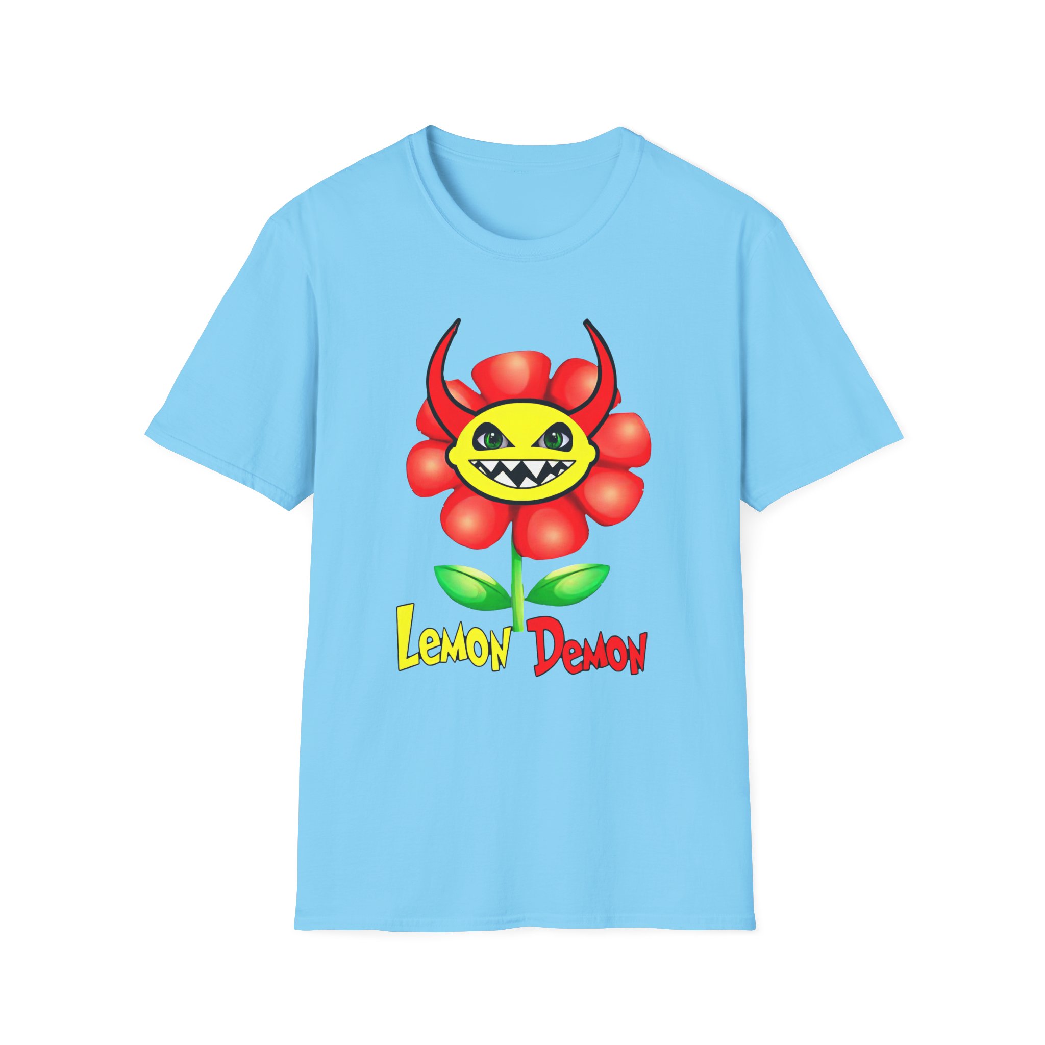 Lemon Demon Flower Unisex Softstyle T-Shirt