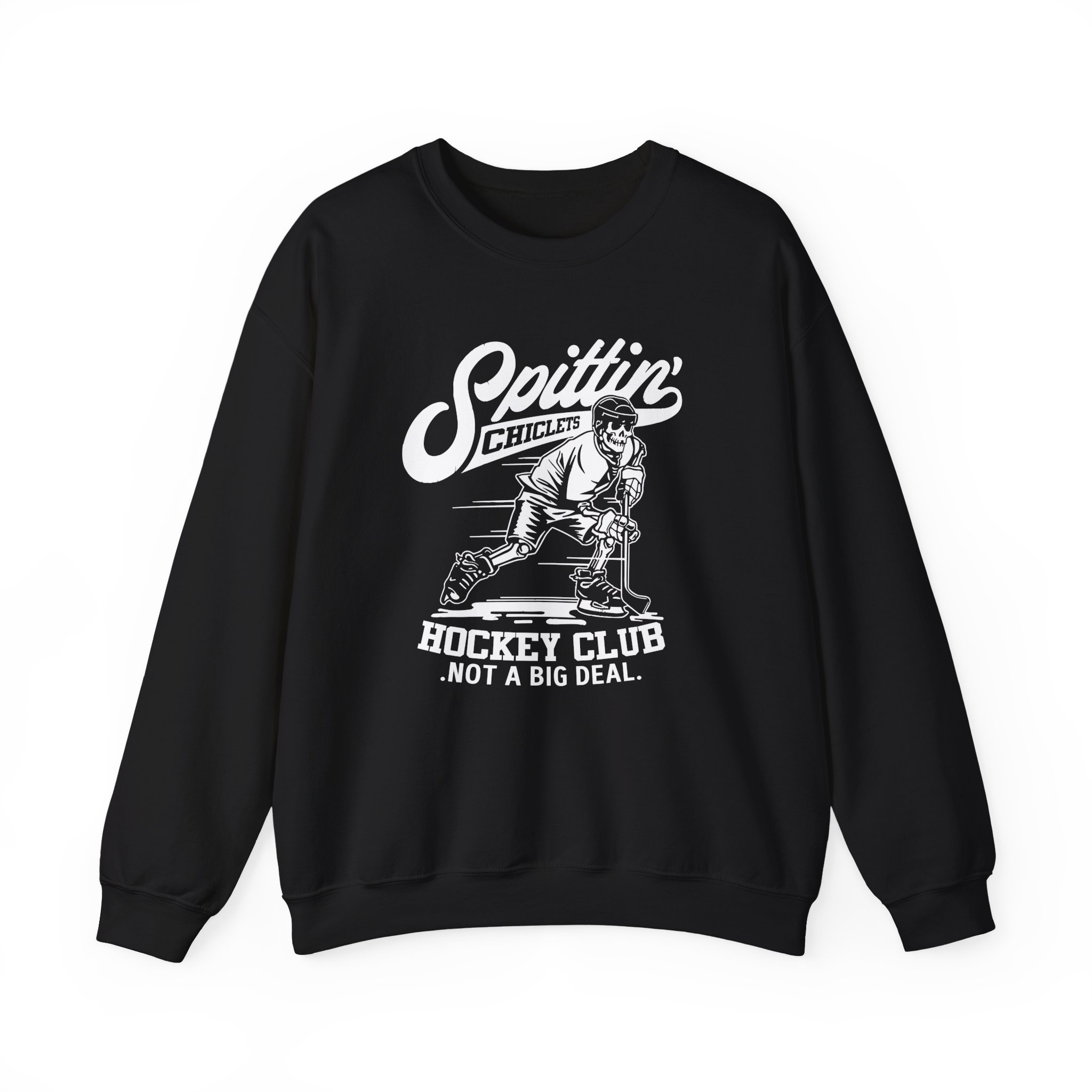 Spittin Chiclets Hockey Club Skul Unisex Heavy Blendâ„¢ Crewneck Sweatshirt