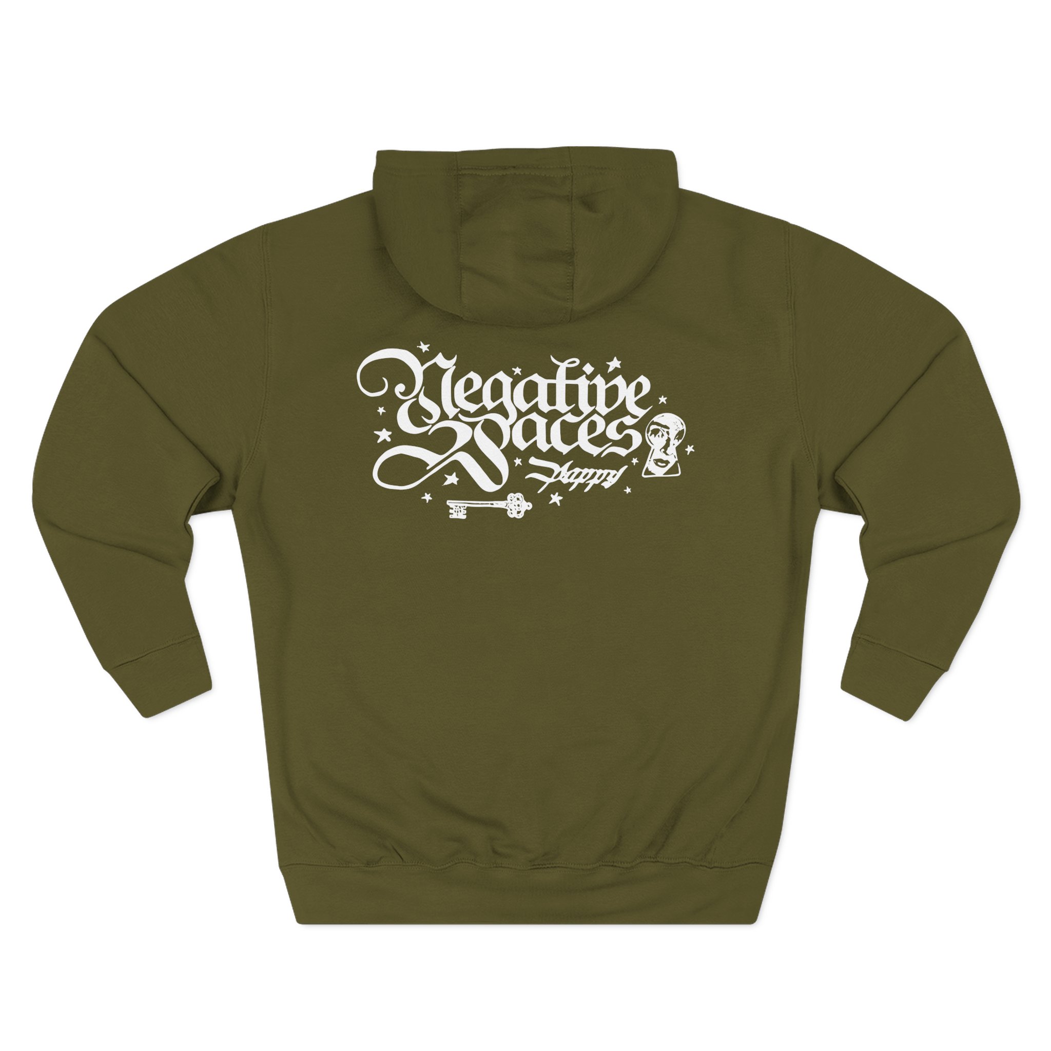 Poppy Key Three-Panel Fleece Hoodie