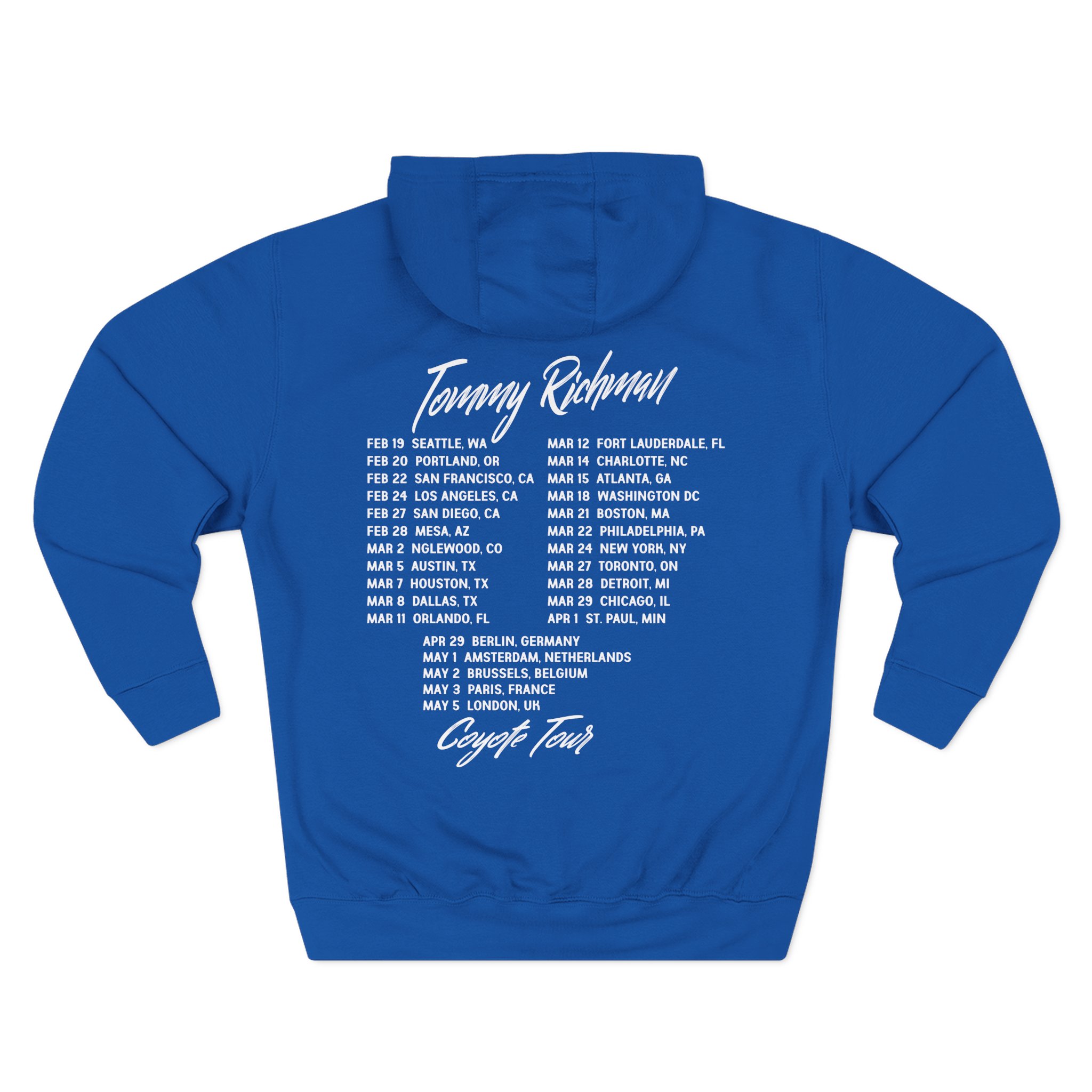 Tommy Richman Coyote Tour Three-Panel Fleece Hoodie
