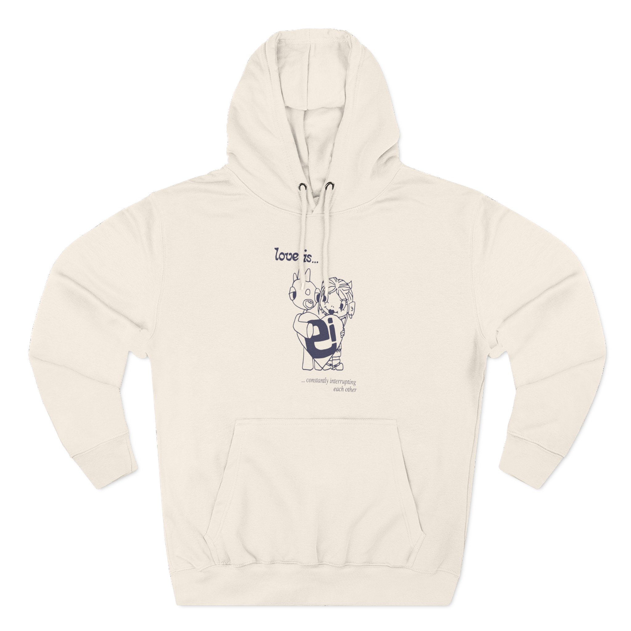 Emergency Intercom Three-Panel Fleece Hoodie