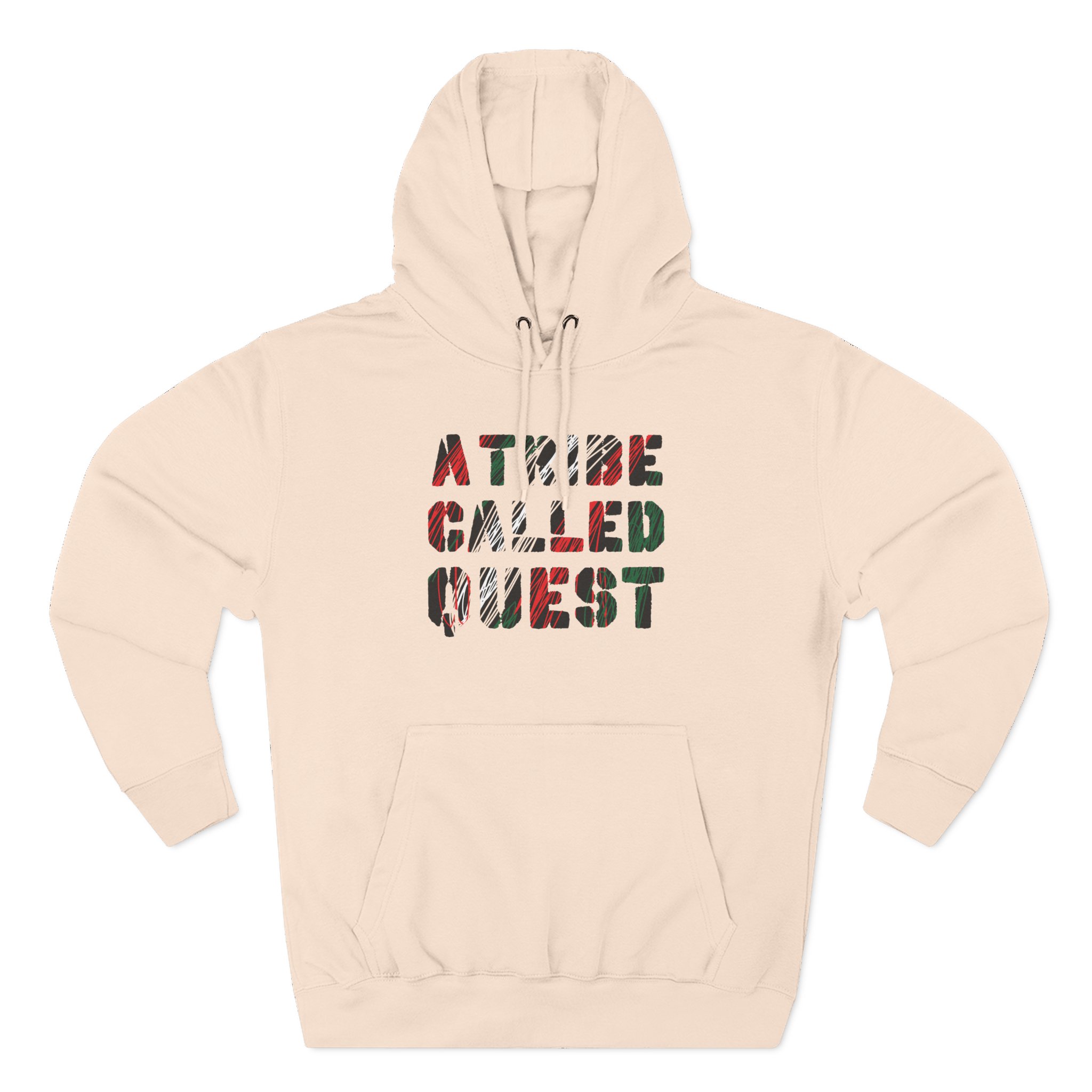 A Tribe Called Quest Scribble Type Three-Panel Fleece Hoodie
