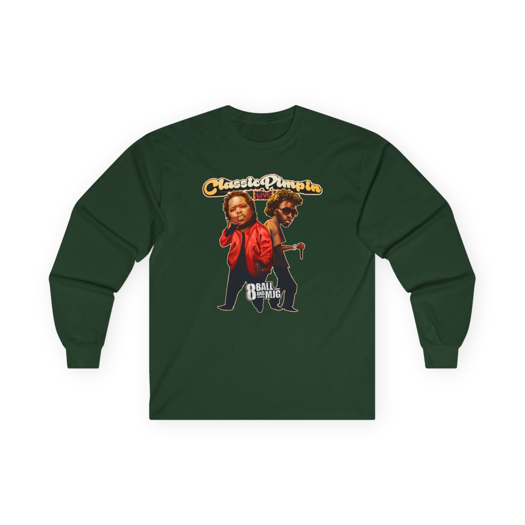 8ball Mjg Classic Pimpin Unisex Ultra Cotton Long Sleeve Tee