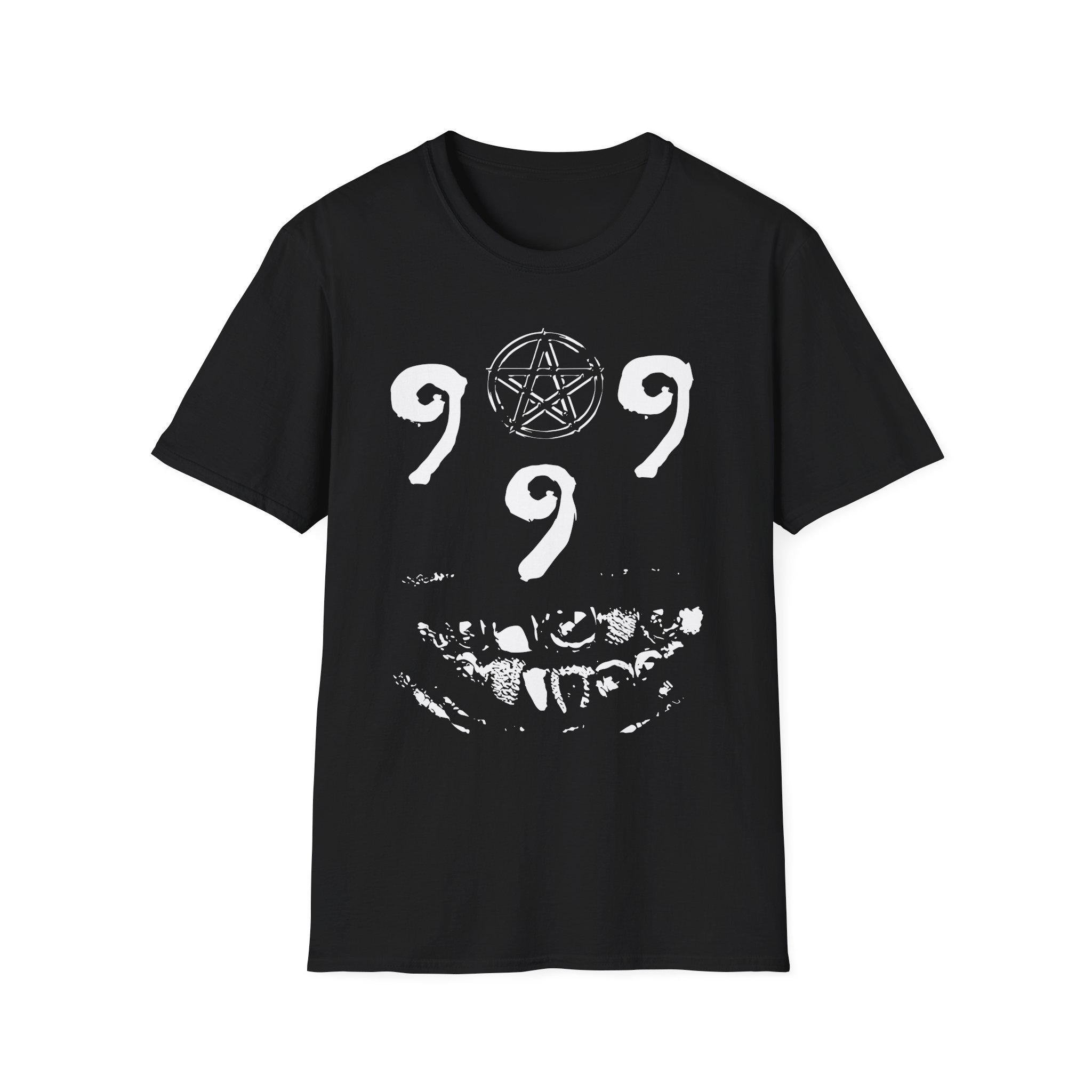 Ho99o9 When a Dog Shows His Teeth Unisex Softstyle T-Shirt