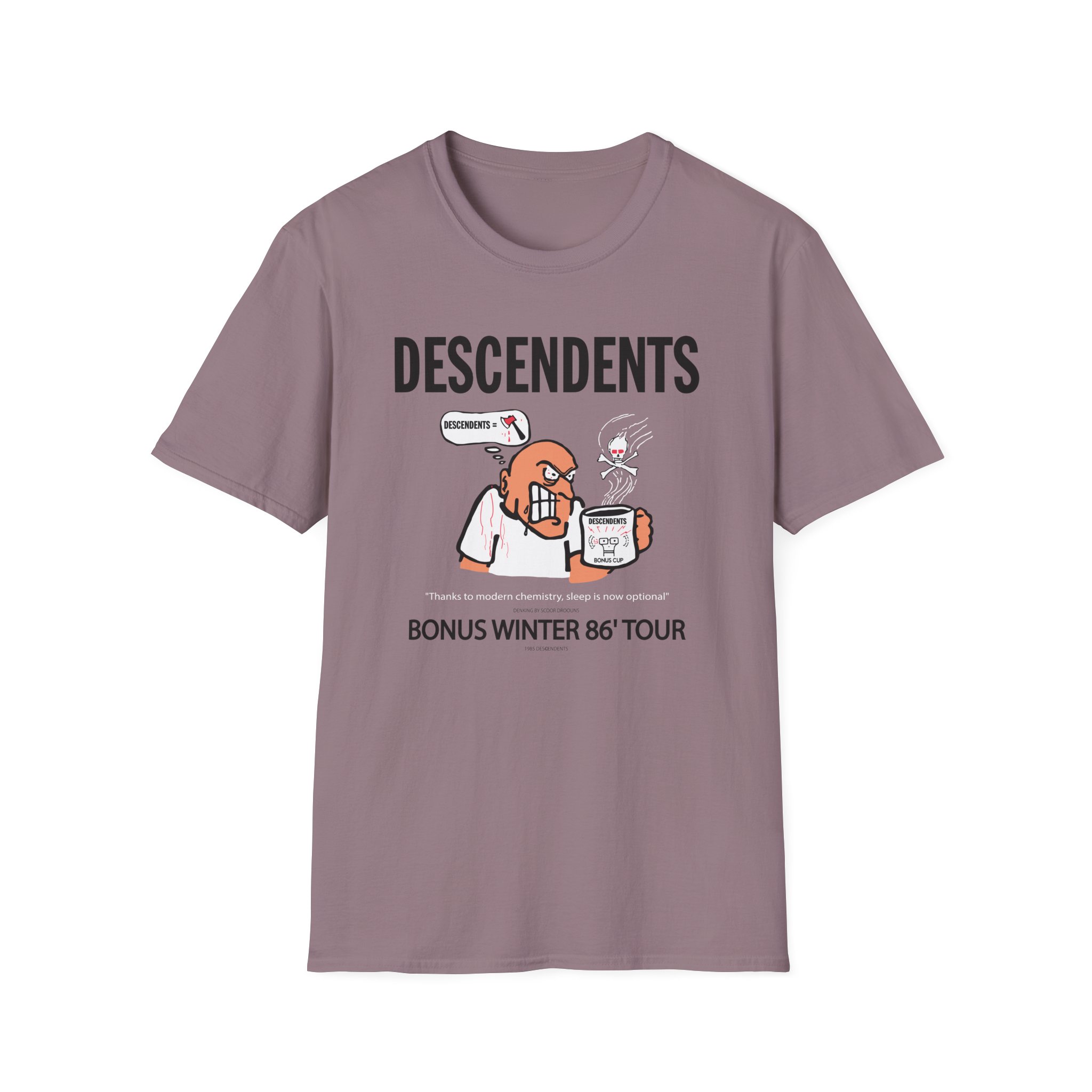 Descendents Bonus Cup '86 Tour Unisex Softstyle T-Shirt