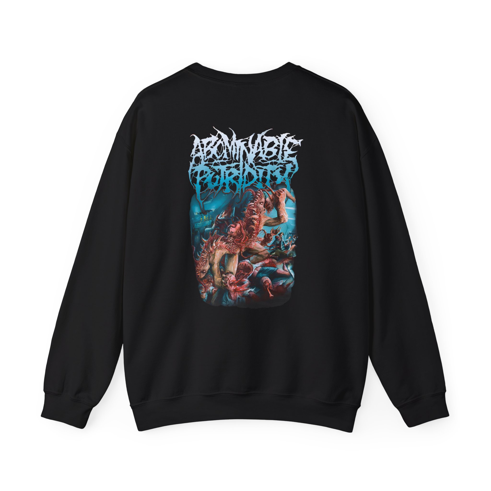 Abominable Putridity Inhuman Abomination Unisex Heavy Blendâ„¢ Crewneck Sweatshirt