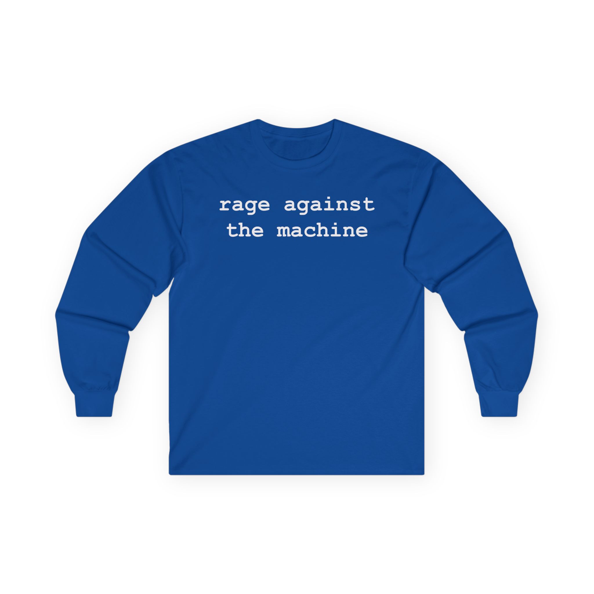 Rage Against the Machine Typewriter Molotov Unisex Ultra Cotton Long Sleeve Tee
