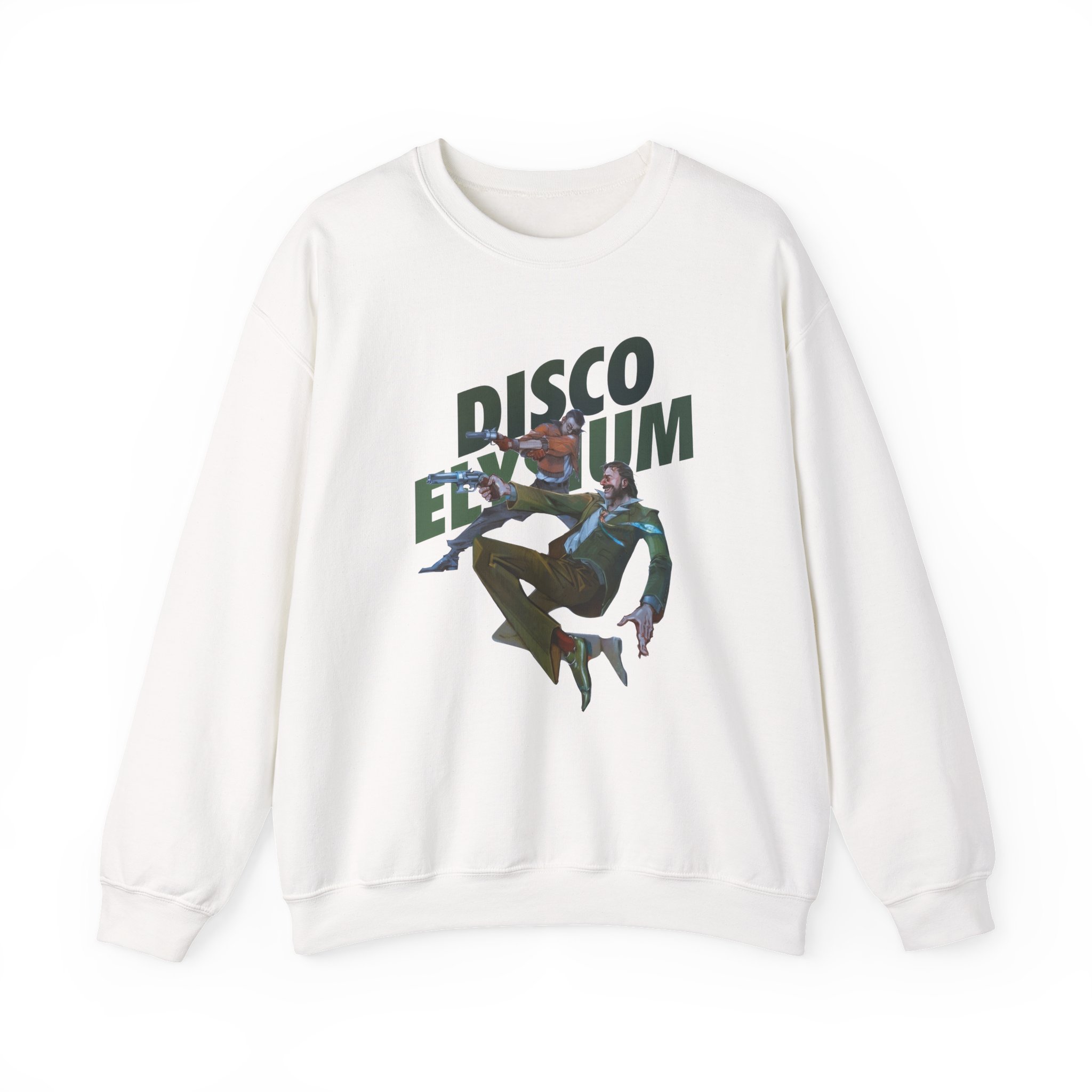 Disco Elysium Unisex Heavy Blendâ„¢ Crewneck Sweatshirt