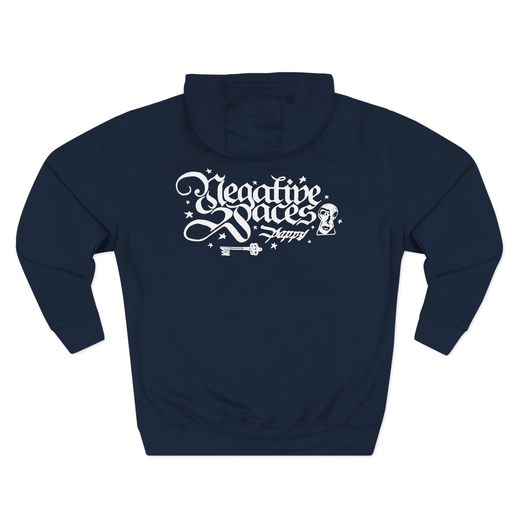 Poppy Key Three-Panel Fleece Hoodie