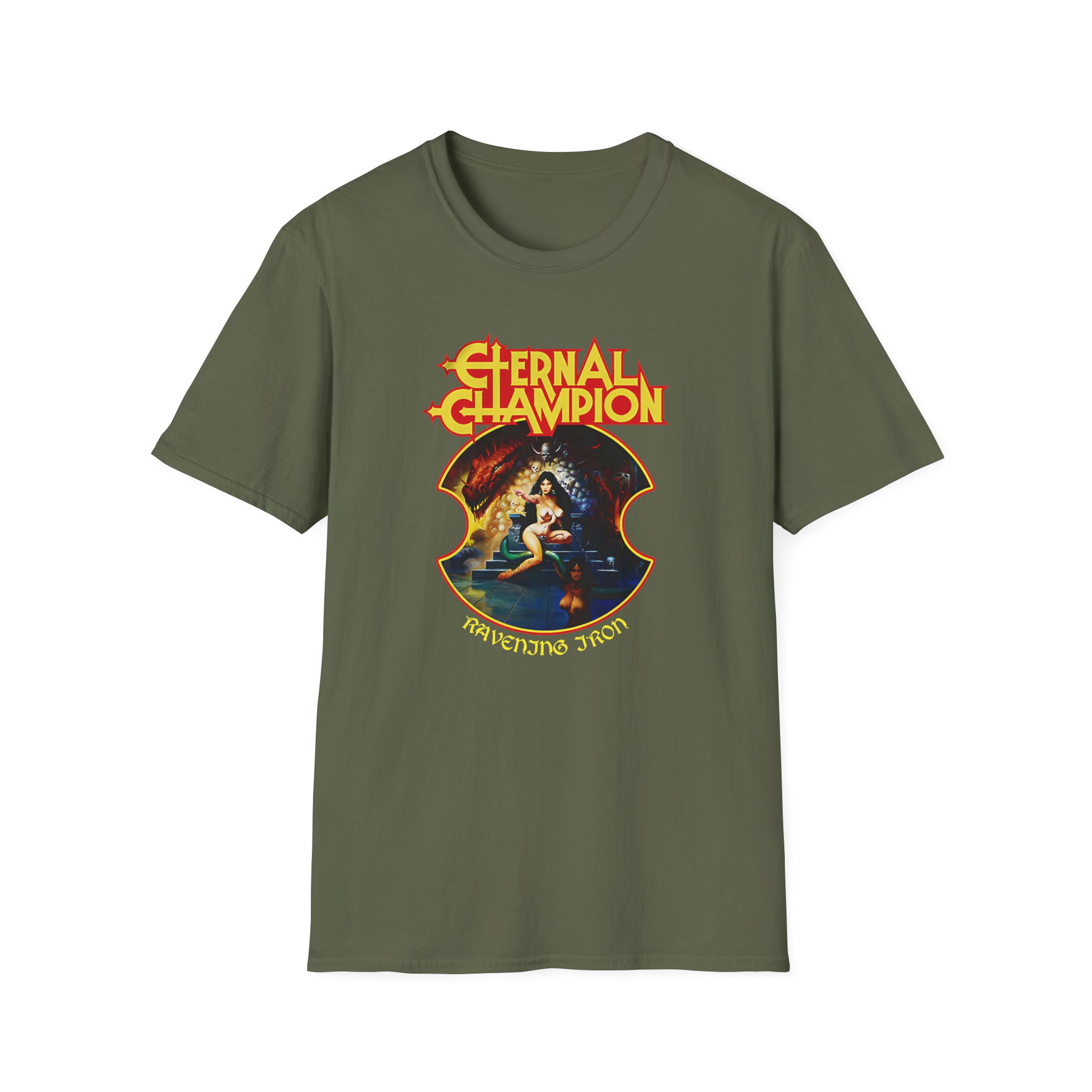 Eternal Champion Stack Unisex Softstyle T-Shirt