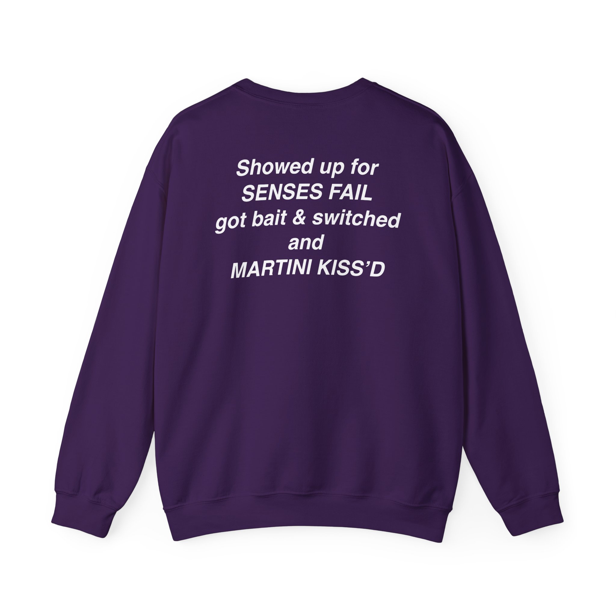 Senses Fail Martini Kiss Tux Unisex Heavy Blendâ„¢ Crewneck Sweatshirt