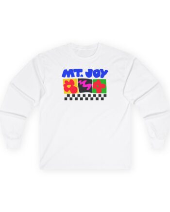 Mt Joy Checkered Unisex Ultra Cotton Long Sleeve Tee