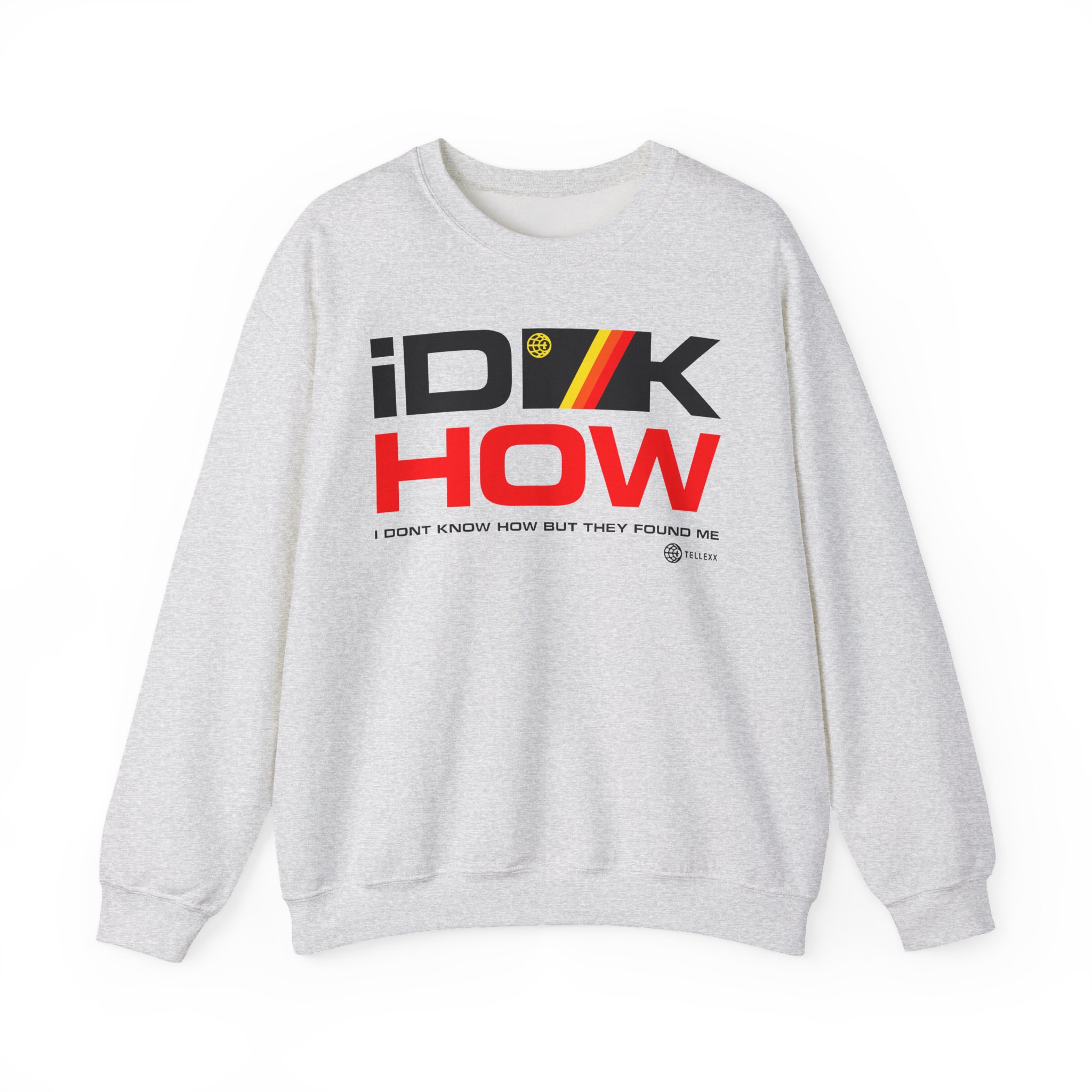 iDKHOW Striped Box Gold Unisex Heavy Blendâ„¢ Crewneck Sweatshirt