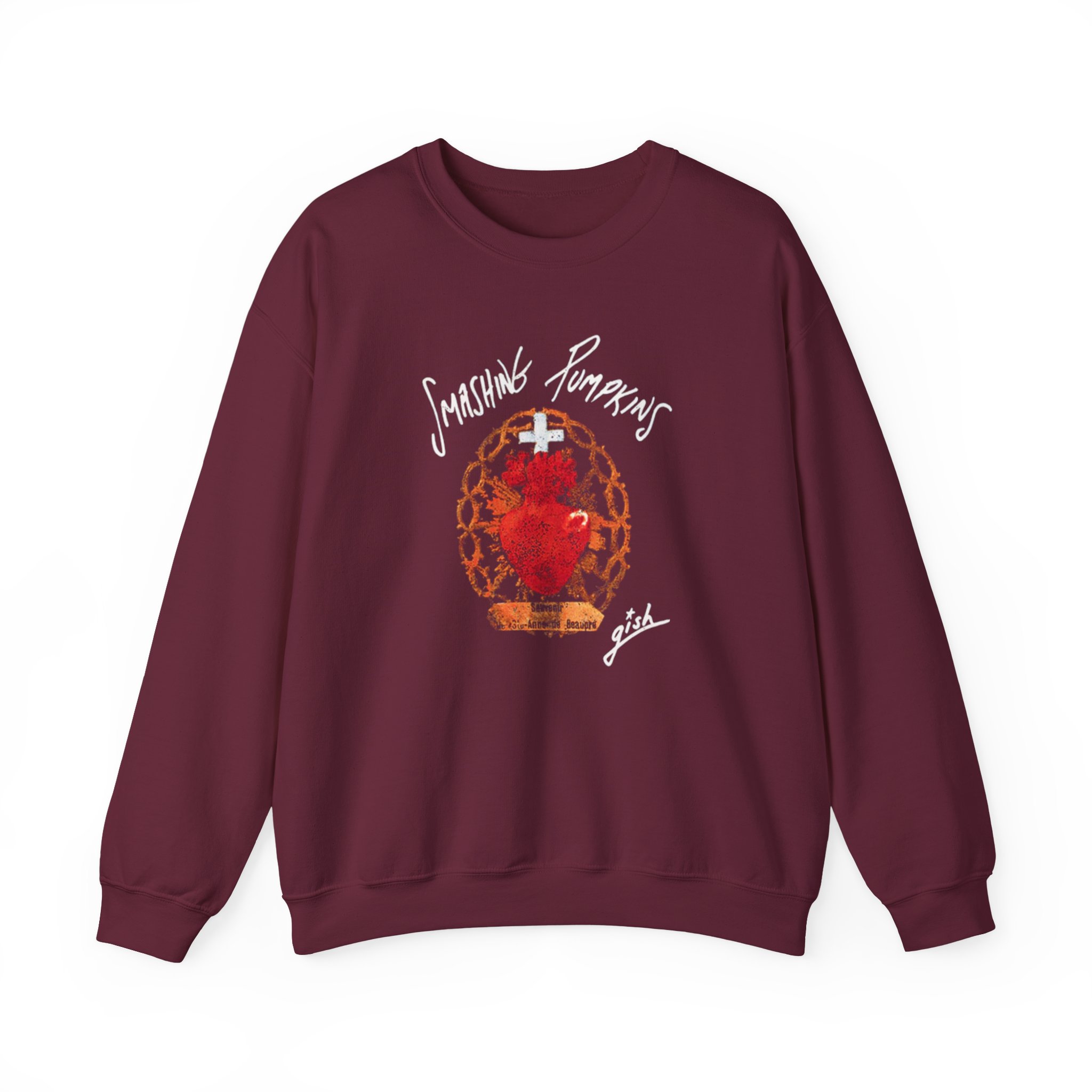 Billy Corgan Gish Sacred Heart Unisex Heavy Blendâ„¢ Crewneck Sweatshirt