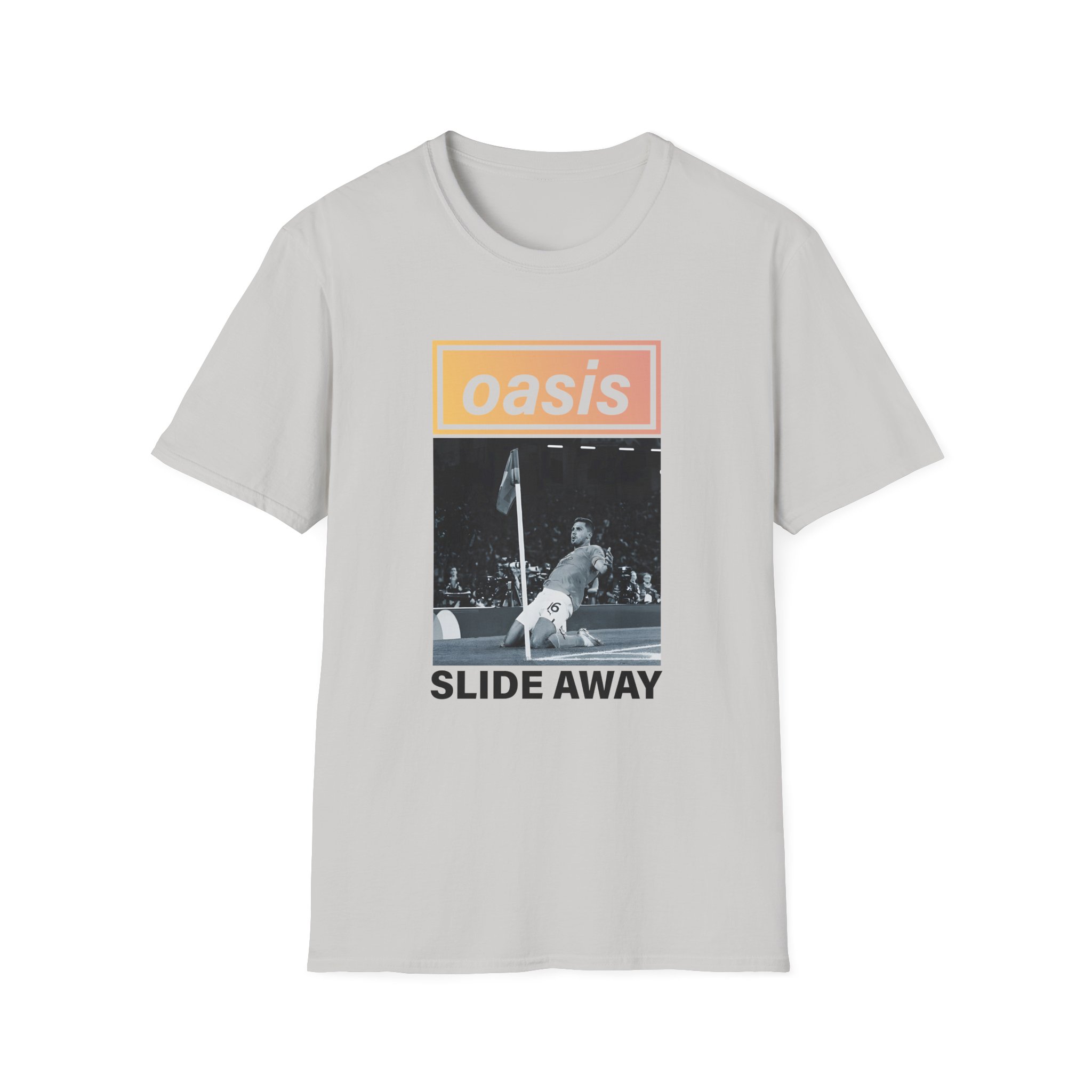 Oasis Man City Slide Away Unisex Softstyle T-Shirt