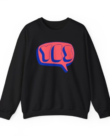 Yes Word Bubble Unisex Heavy Blend™ Crewneck Sweatshirt