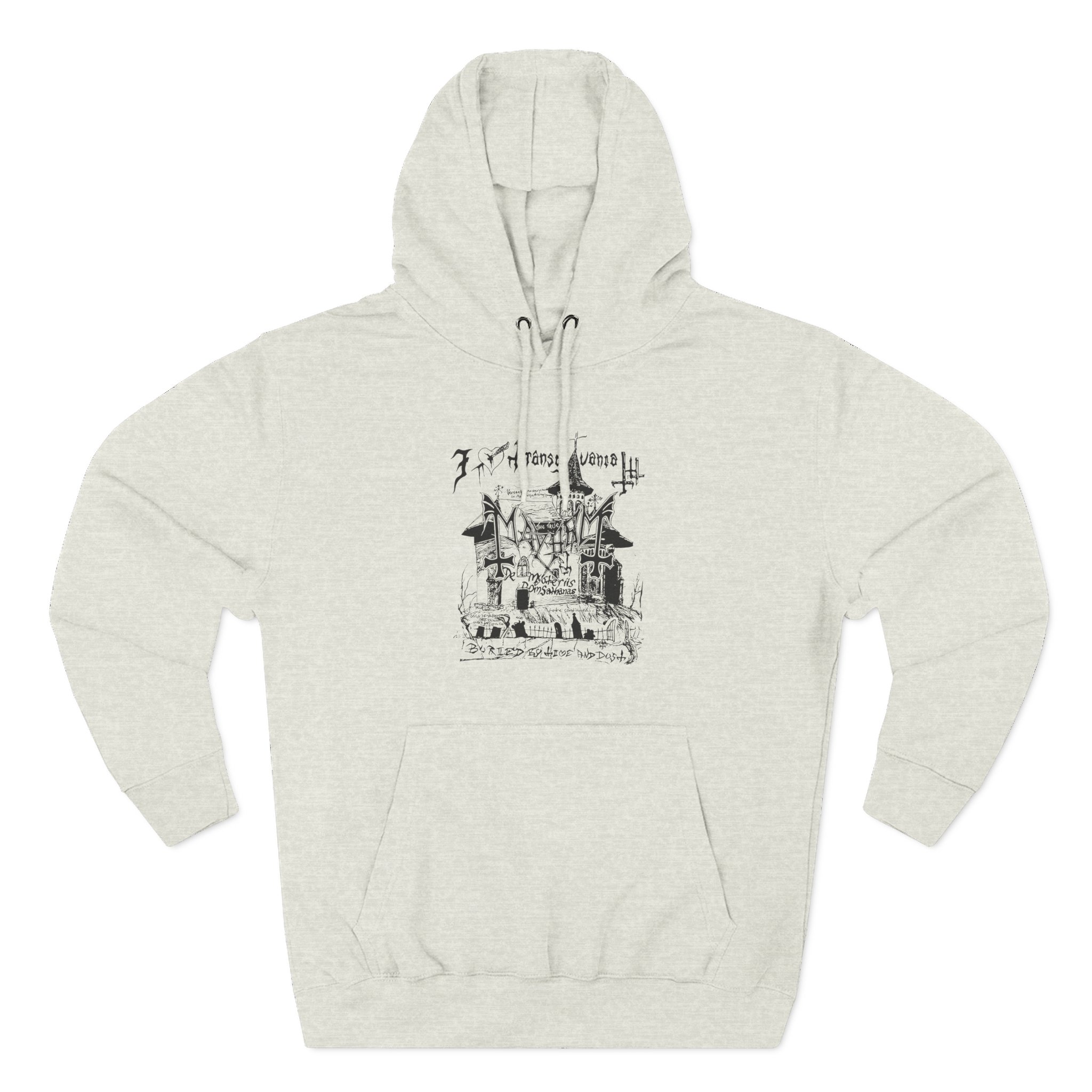 Mayhem Transylvania Three-Panel Fleece Hoodie