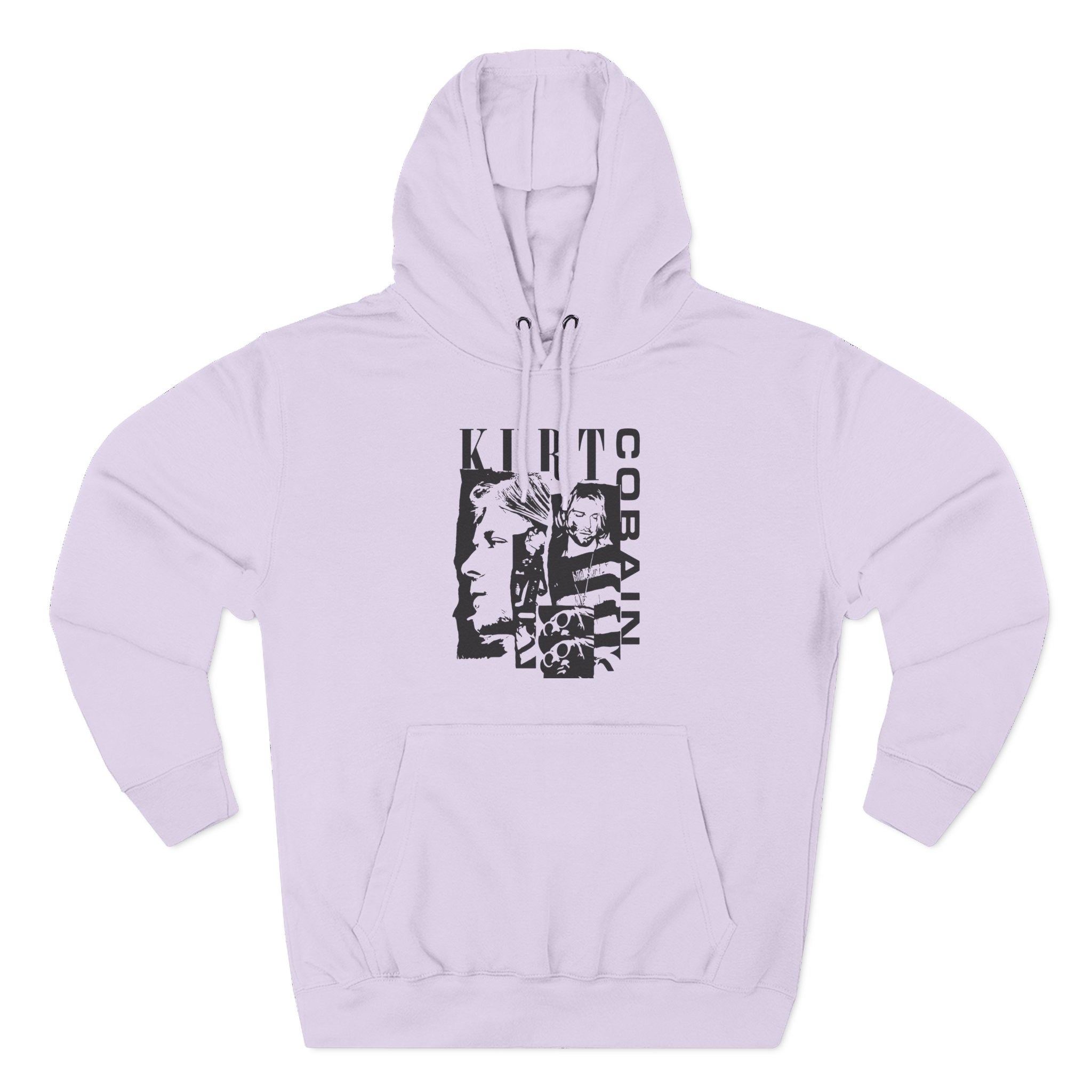 Kurt Cobain Three-Panel Fleece Hoodie