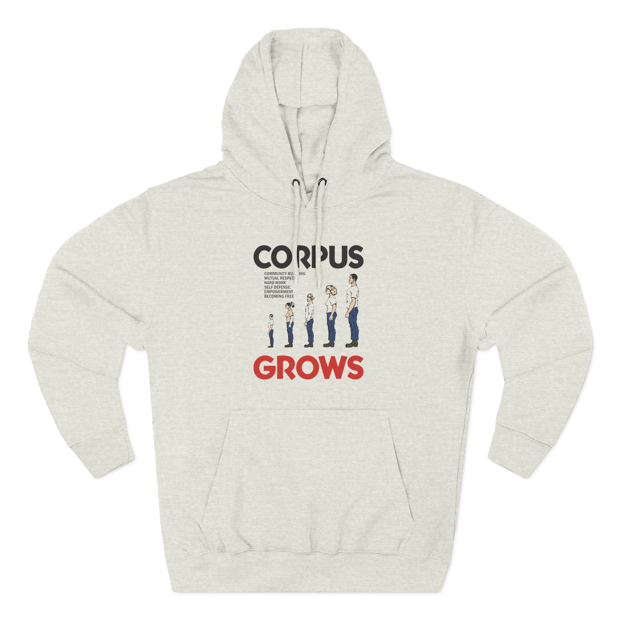 Show Me the Body Corpus Grows Three-Panel Fleece Hoodie