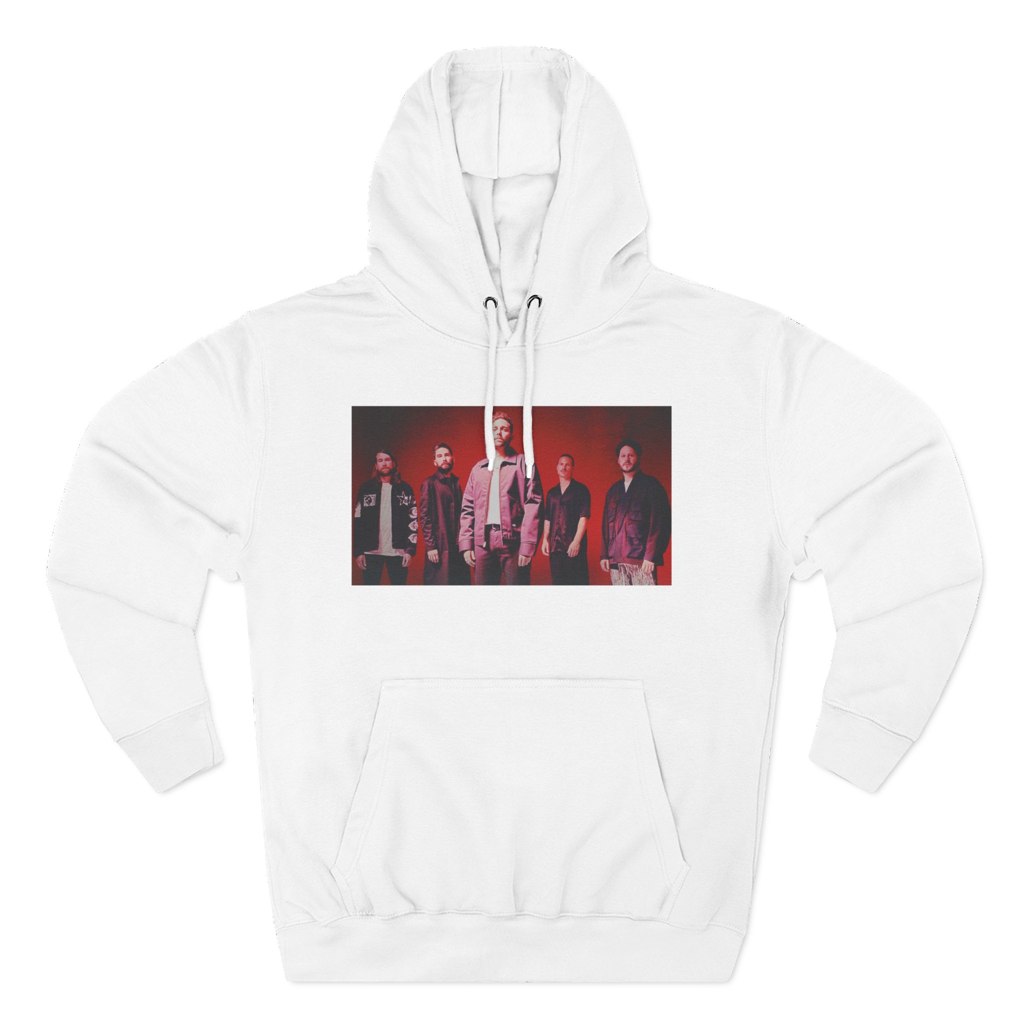 You Me at Six Photo Three-Panel Fleece Hoodie