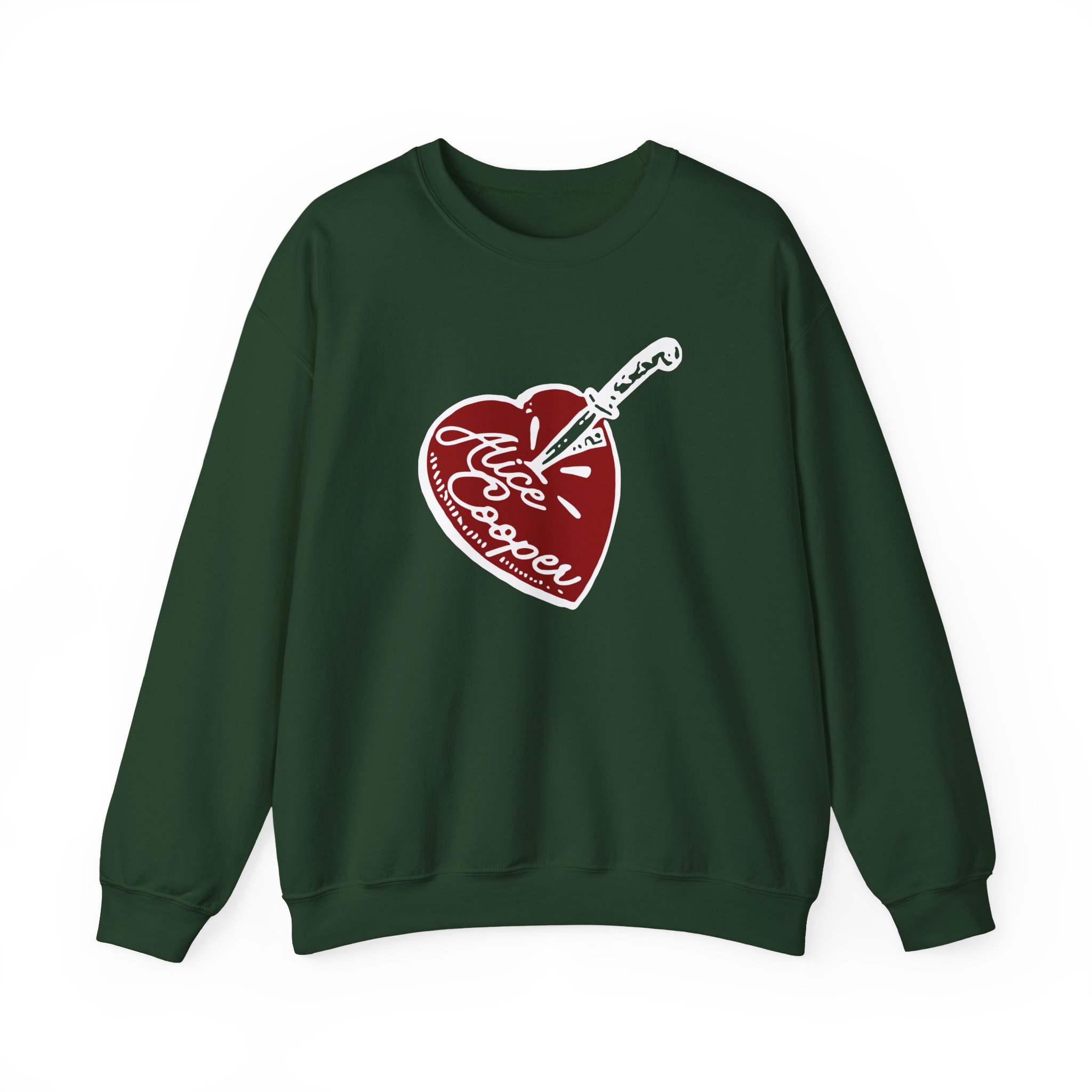 Alice Cooper Stab Heart Unisex Heavy Blendâ„¢ Crewneck Sweatshirt