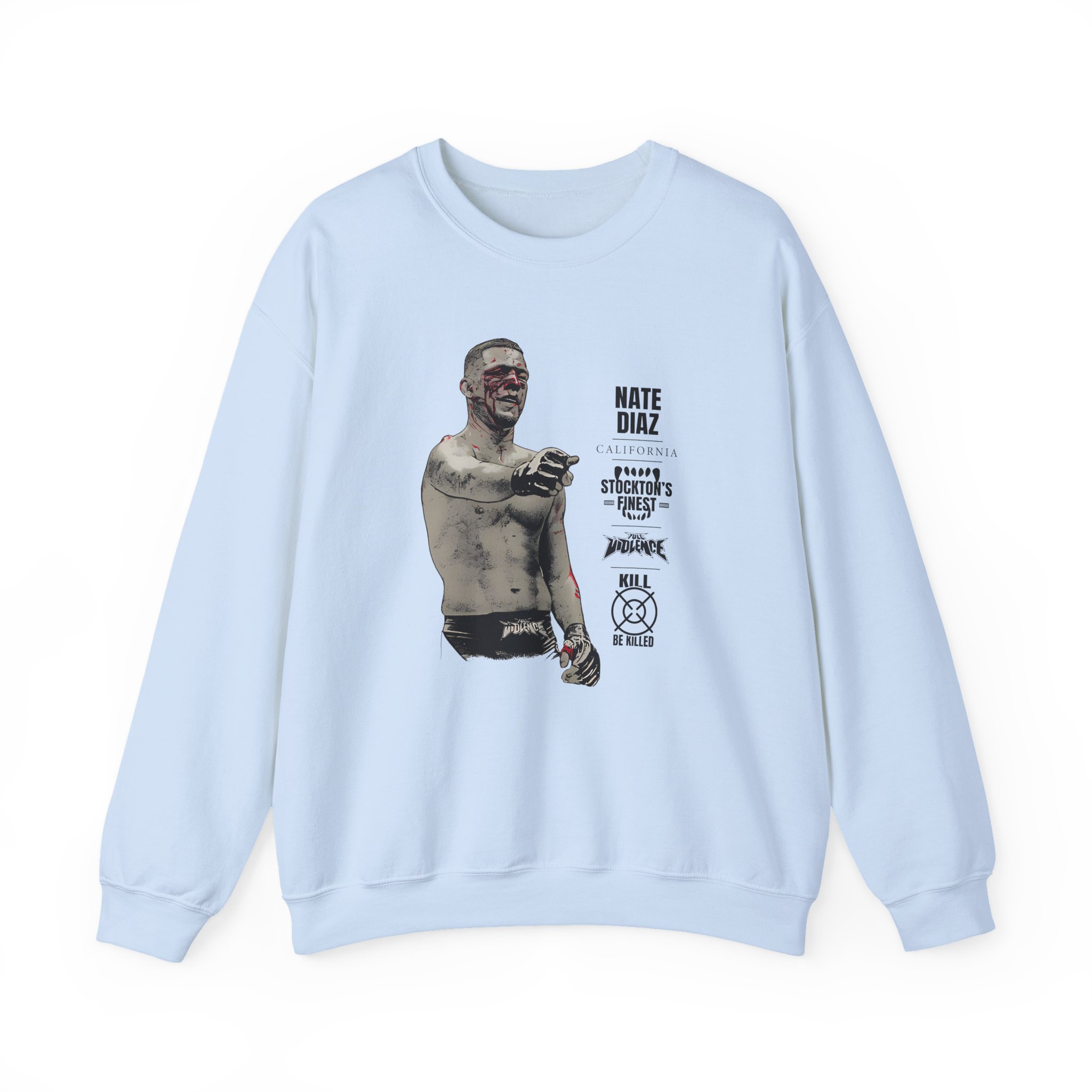 Nate Diaz Stockton's Finest Unisex Heavy Blendâ„¢ Crewneck Sweatshirt