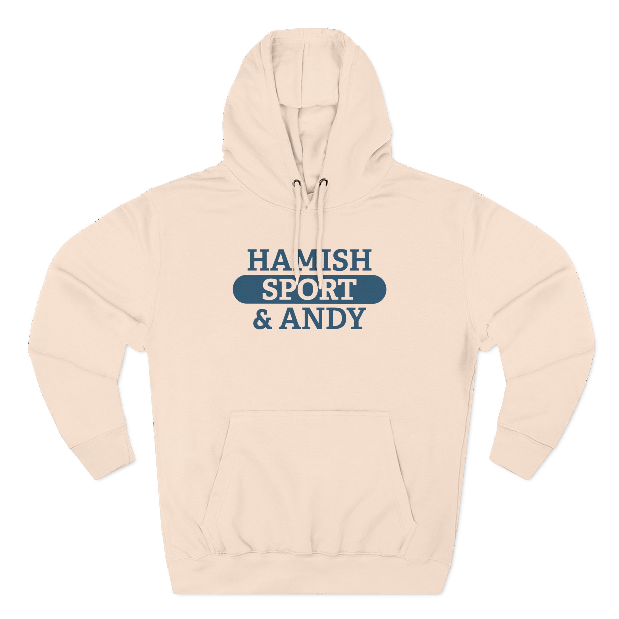 Hamish and Andy Three-Panel Fleece Hoodie