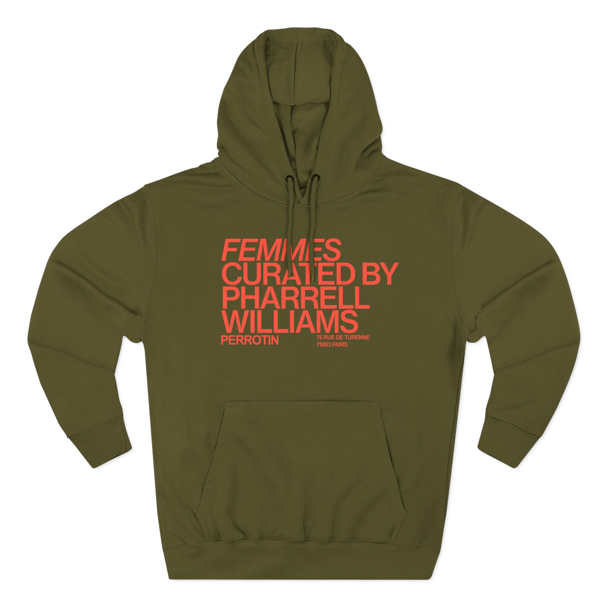 Pharrell Williams Femmes Three-Panel Fleece Hoodie