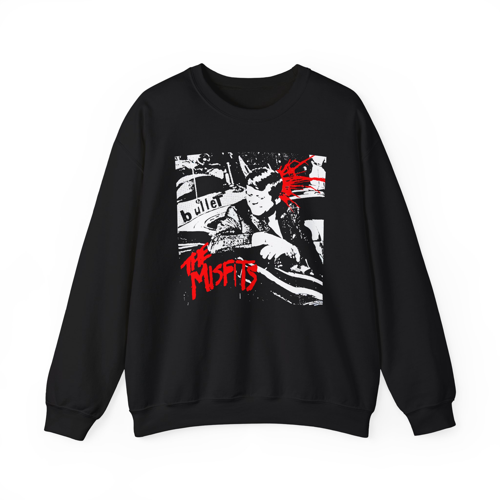 Misfits Bullet Unisex Heavy Blendâ„¢ Crewneck Sweatshirt