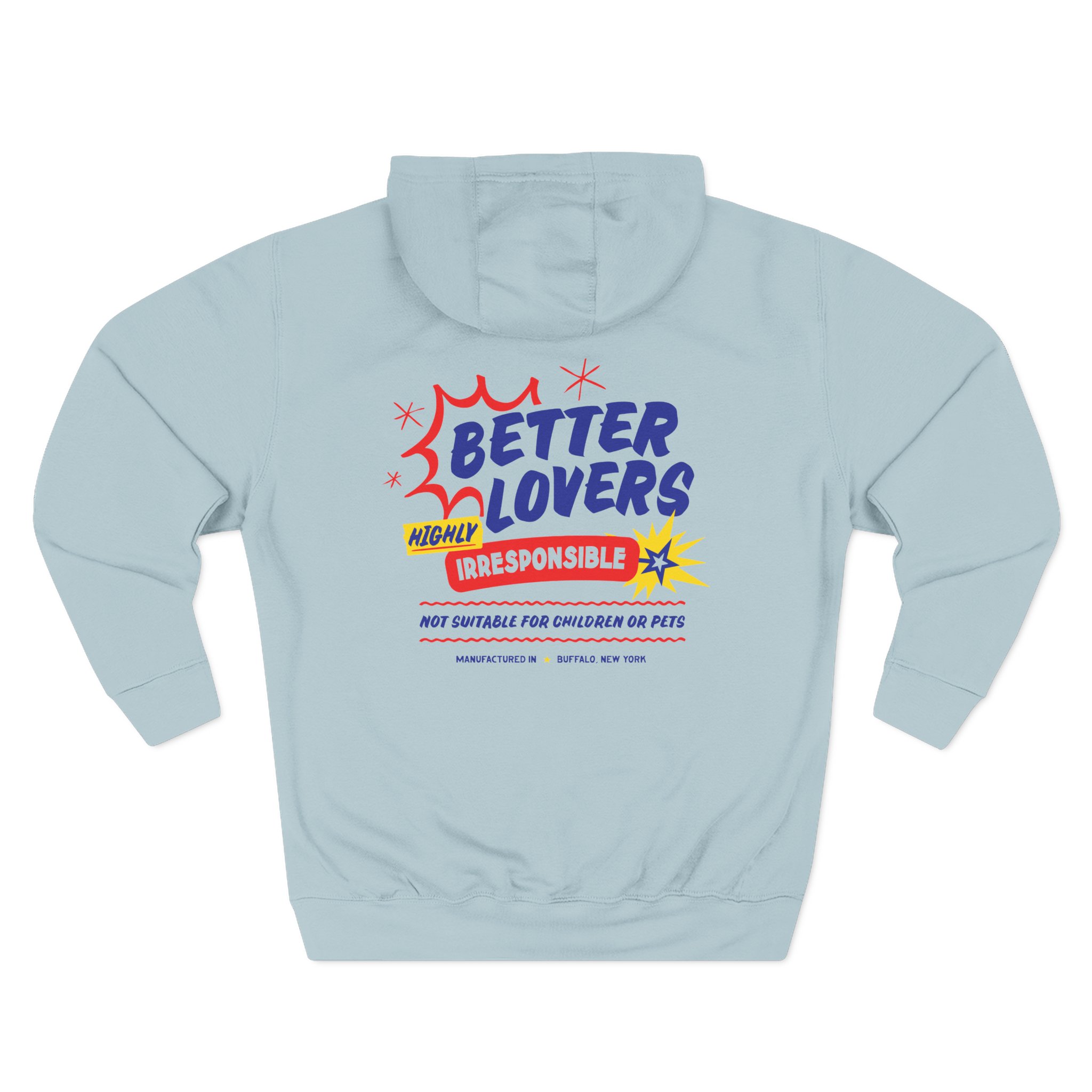 Better Lovers Not Suitable for Children Three-Panel Fleece Hoodie